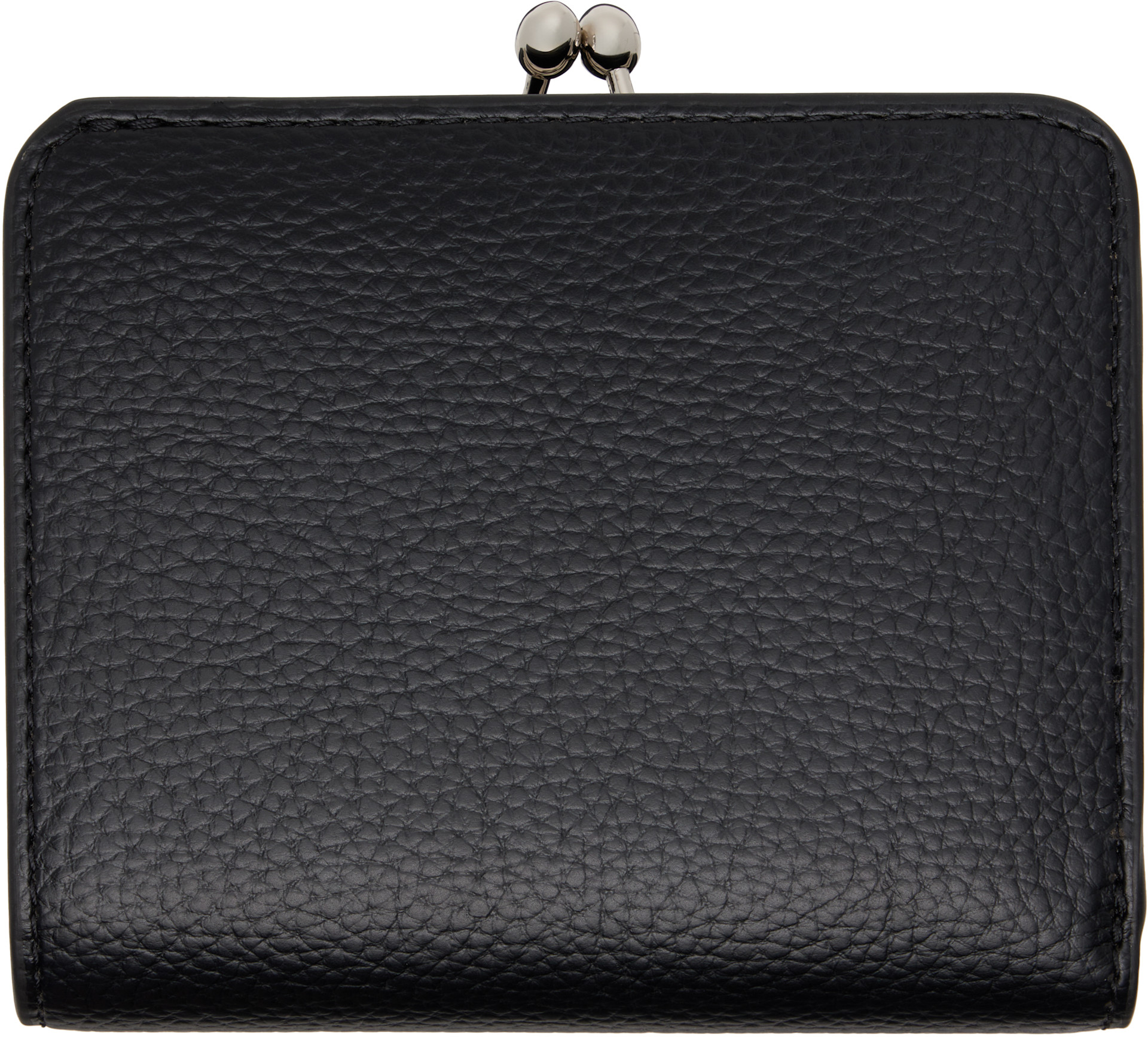Vivienne Westwood: Black Logo Bifold Wallet | SSENSE