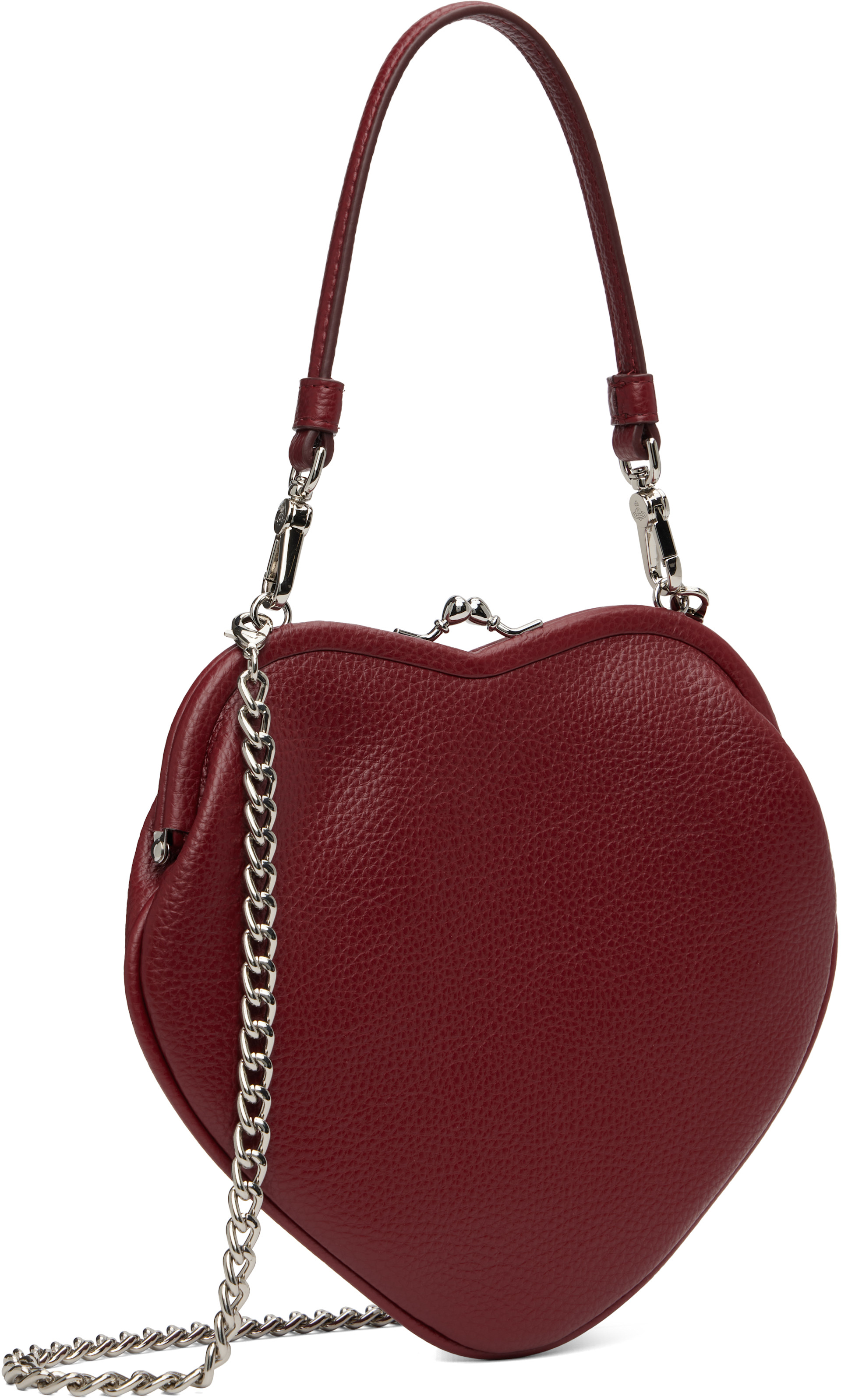 Vivienne Westwood: Red Belle Heart Frame Bag | SSENSE Canada