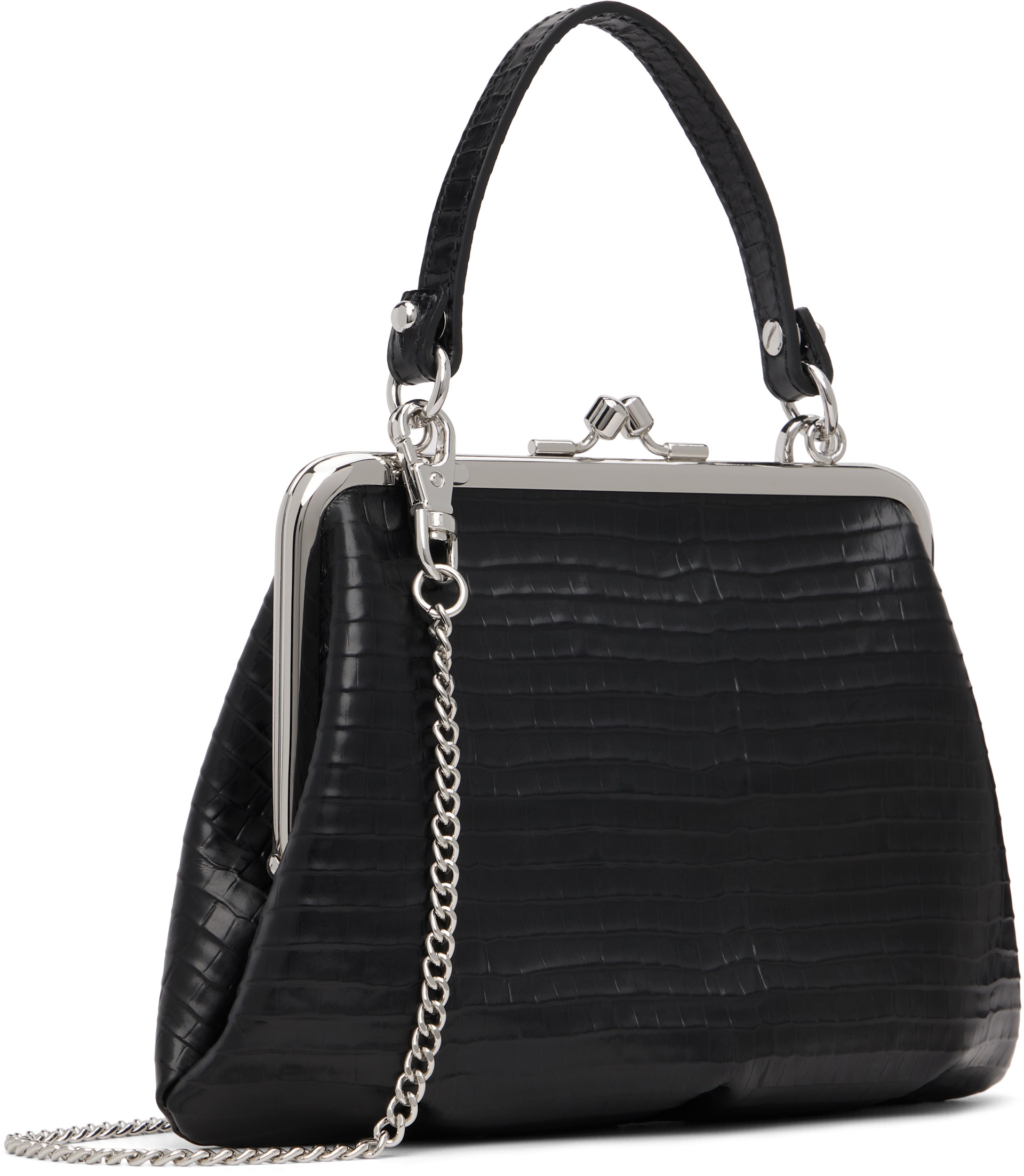 Vivienne Westwood: Black Granny Frame Bag | SSENSE