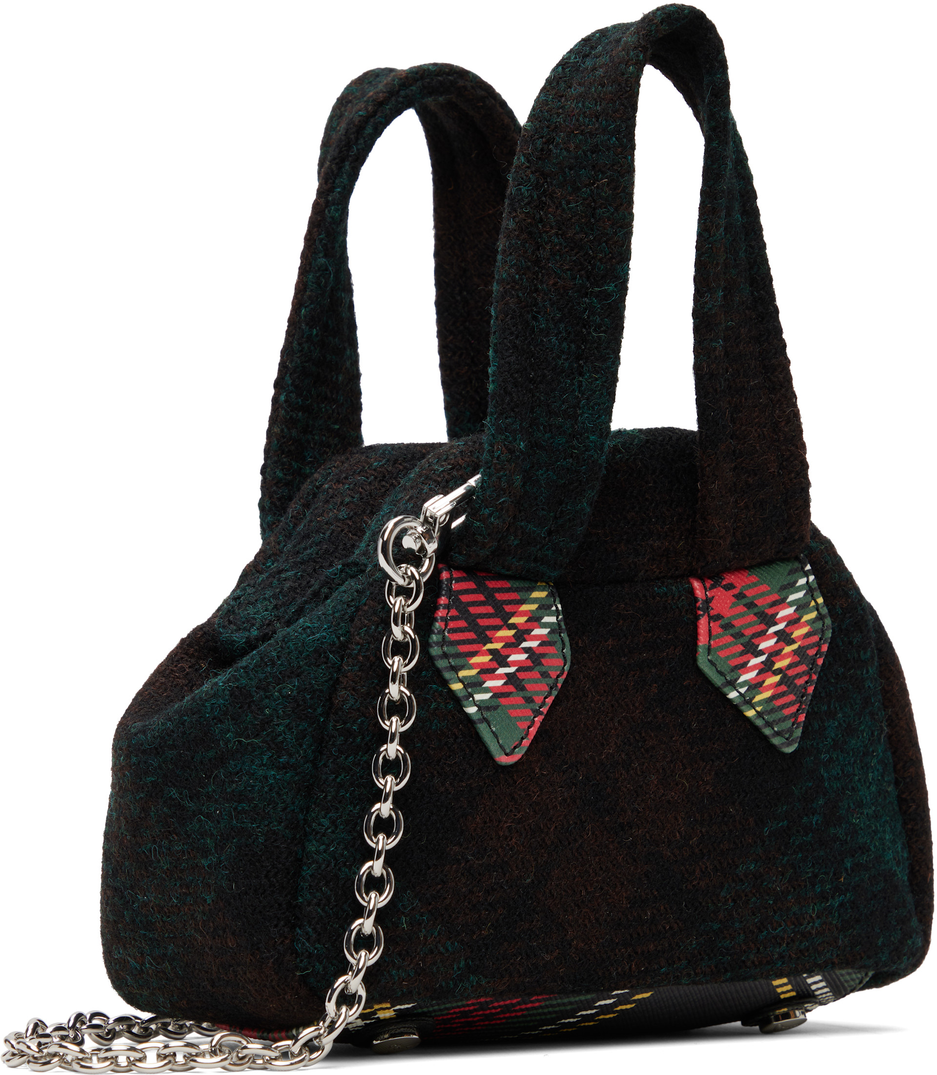 Vivienne Westwood: Green Archive Mini Yasmine Bag | SSENSE