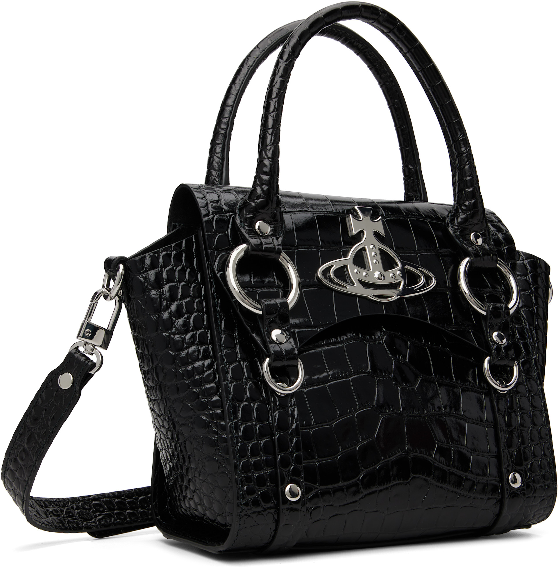 Vivienne Westwoodブラック スモール Betty バッグ 新作◇Vivienne Westwood◇BETTY MINI ハンドバッグ (Vivienne