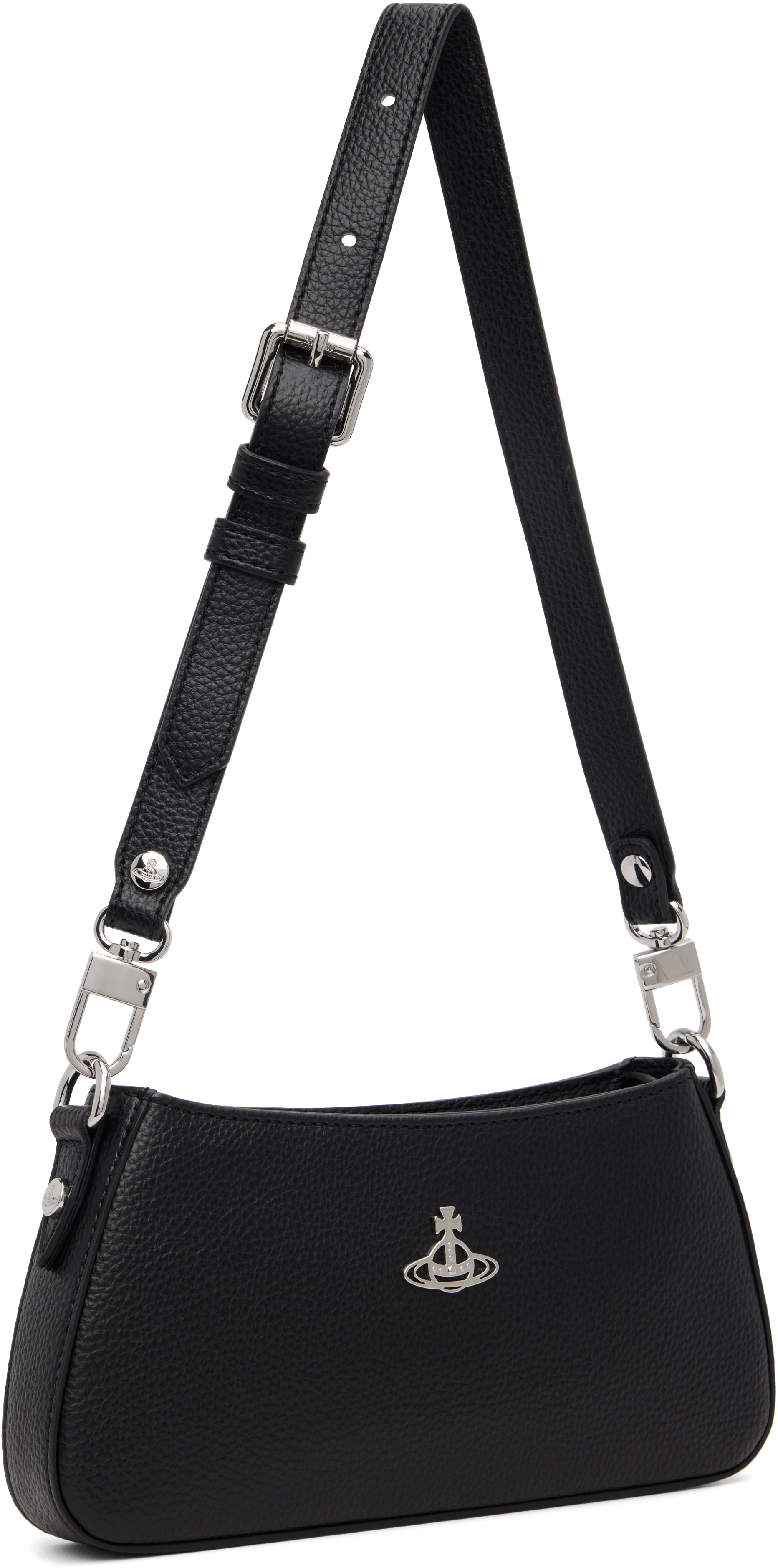 Vivienne Westwood: Black Tasha Shoulder Phone Bag | SSENSE