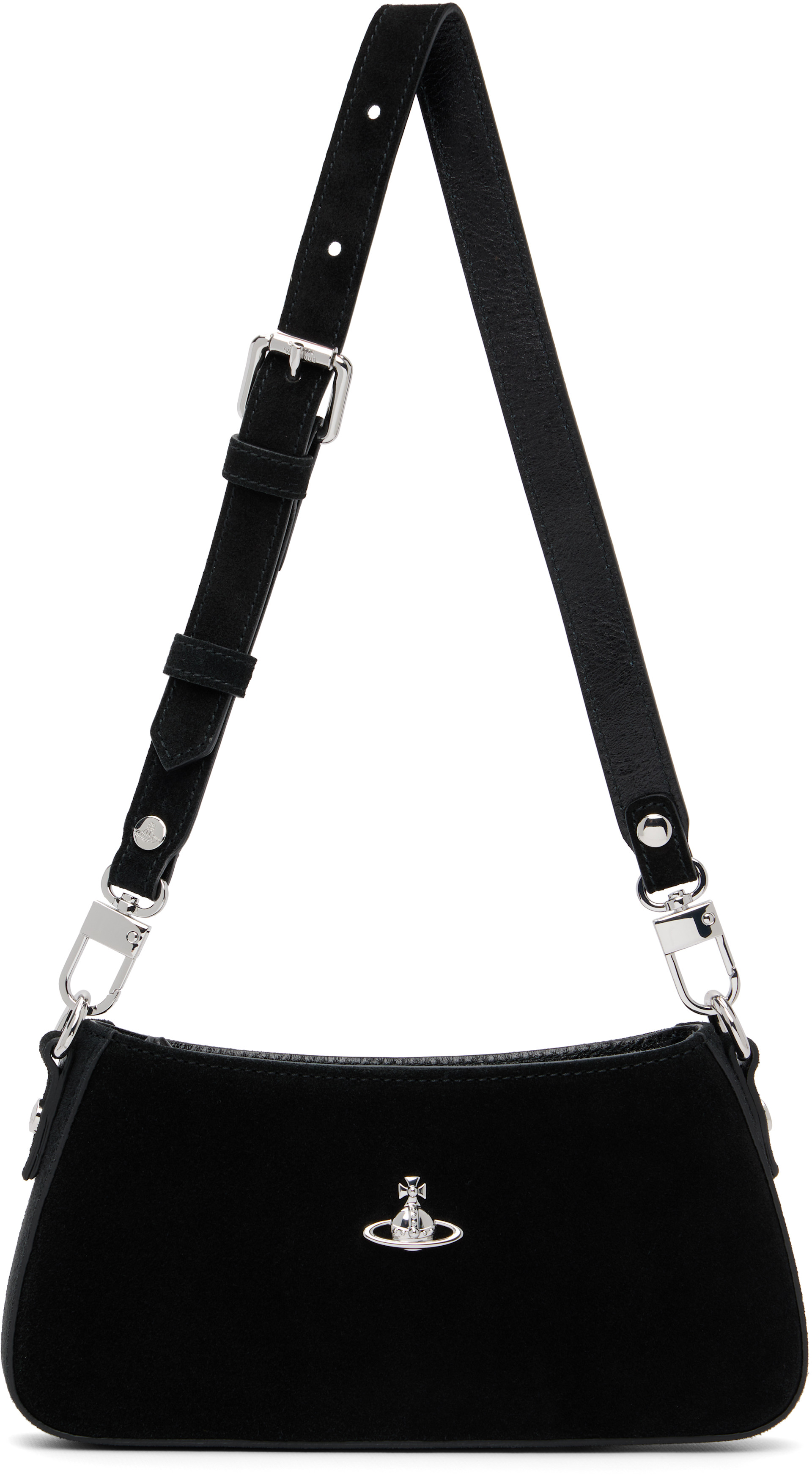 Vivienne Westwood: Black Tasha Shoulder Phone Bag | SSENSE