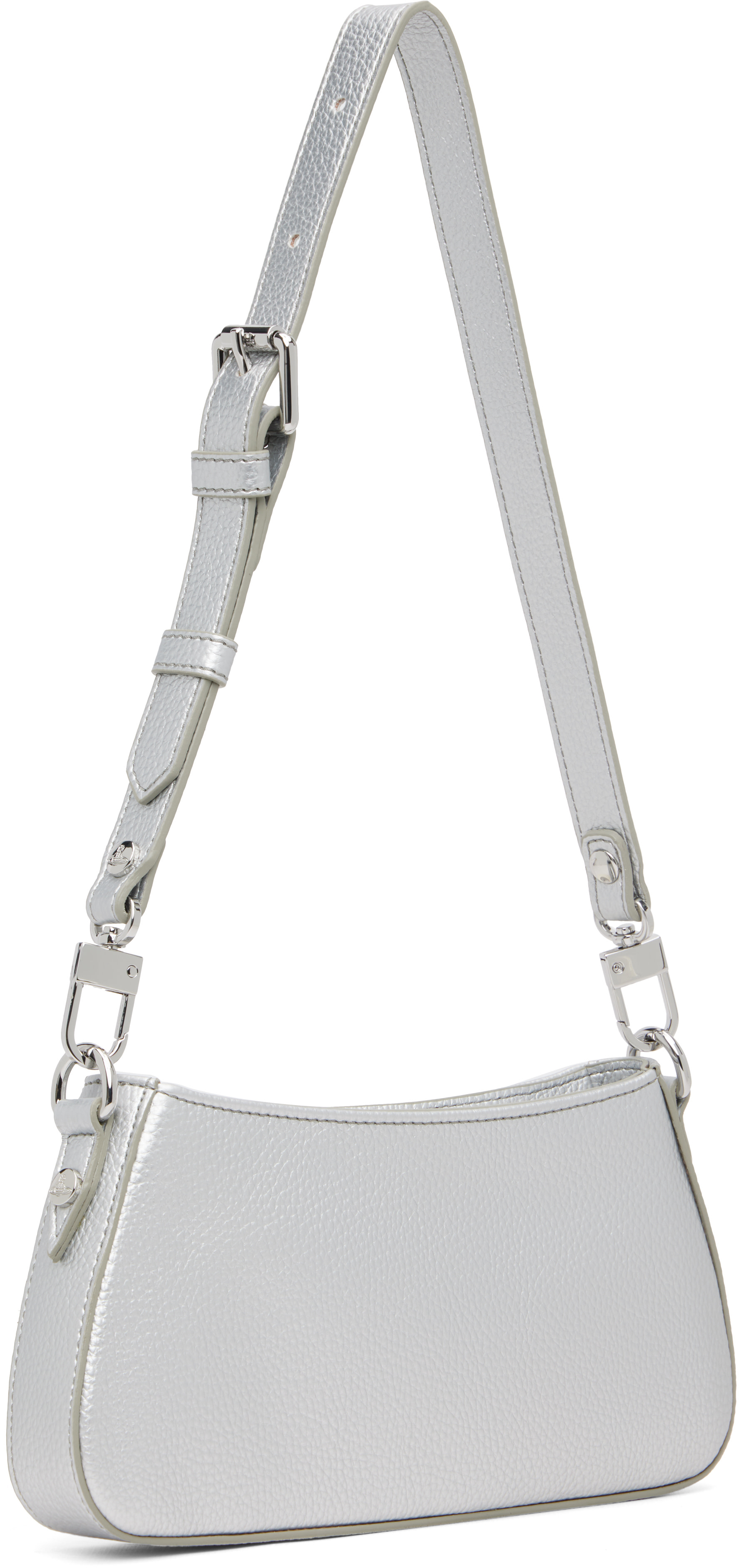 Vivienne Westwood: Silver Tasha Shoulder Phone Bag | SSENSE