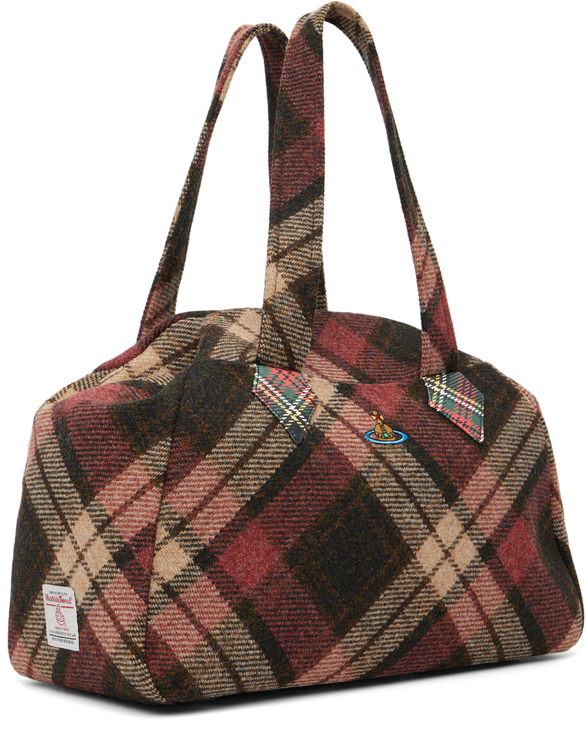 Vivienne Westwood: Brown & Red Archive Large Tote | SSENSE