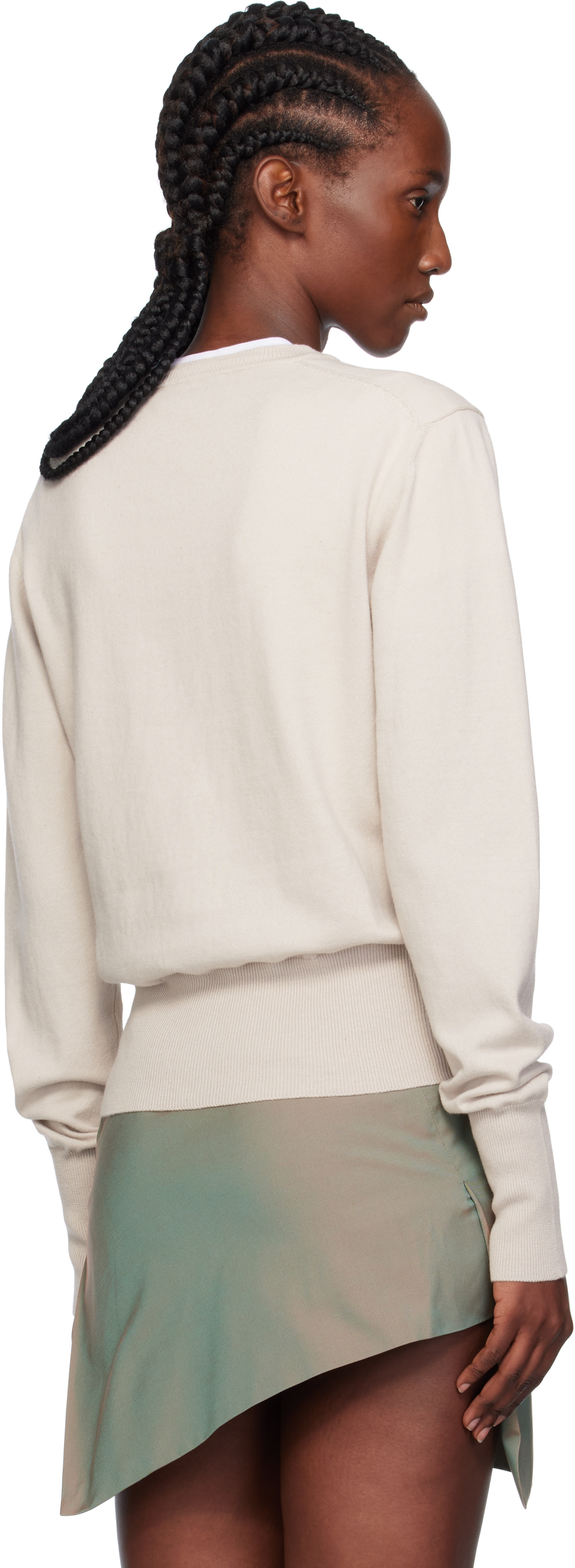 Vivienne Westwood: Taupe Bea Cardigan | SSENSE