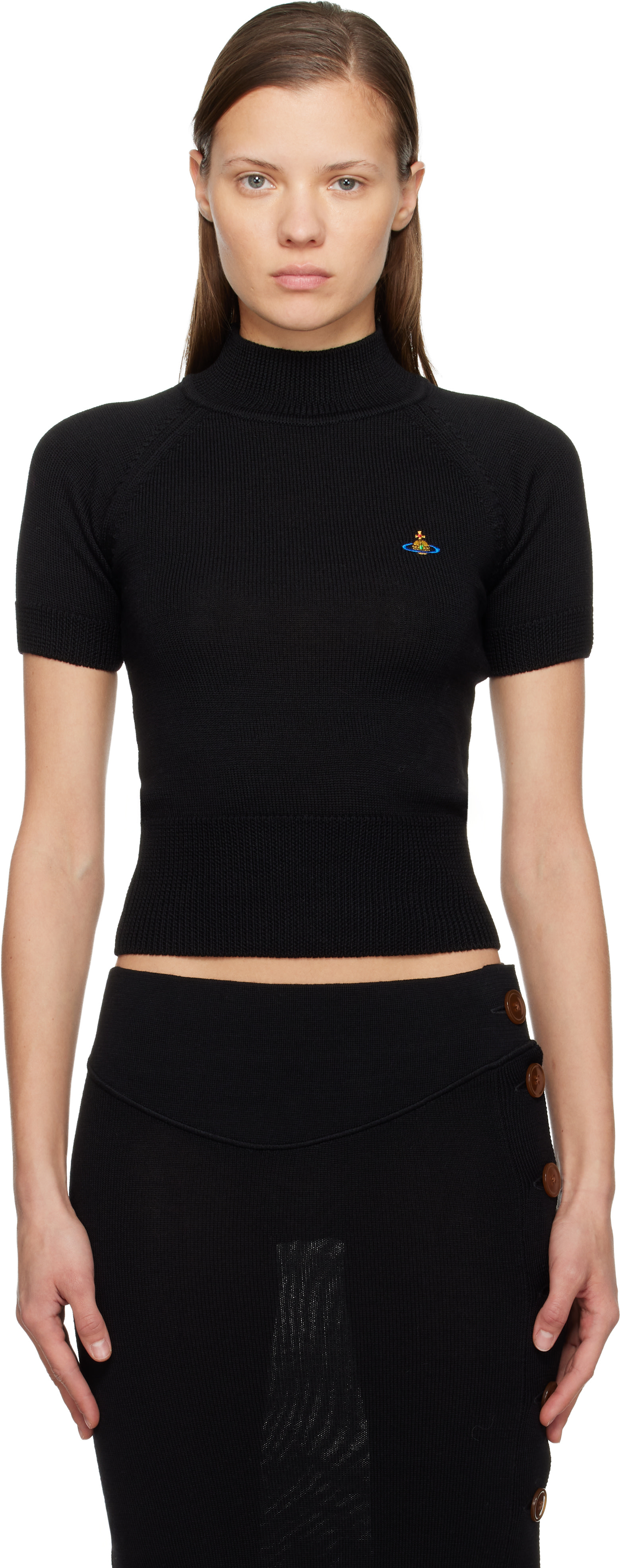 Vivienne Westwood: Black Bea Turtleneck | SSENSE Mexico