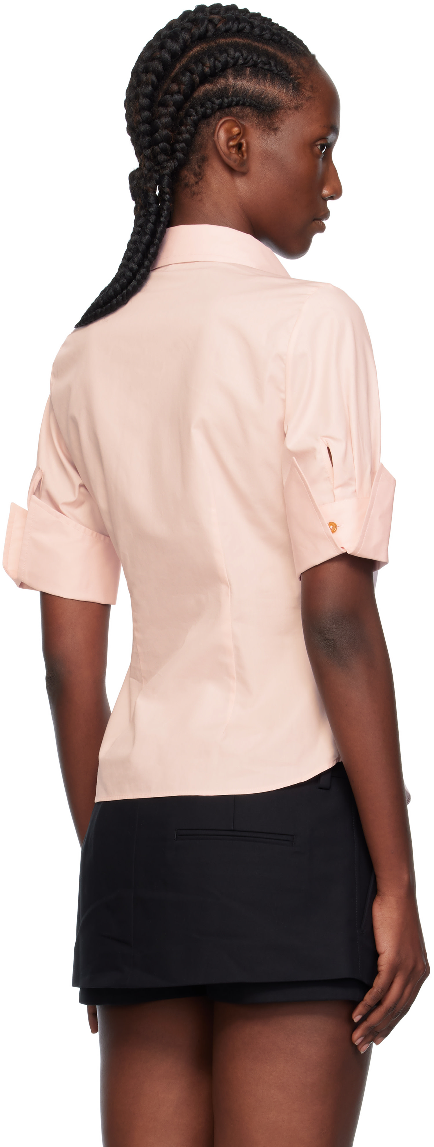 Vivienne Westwood: Pink Short Sleeve Violin Shirt | SSENSE