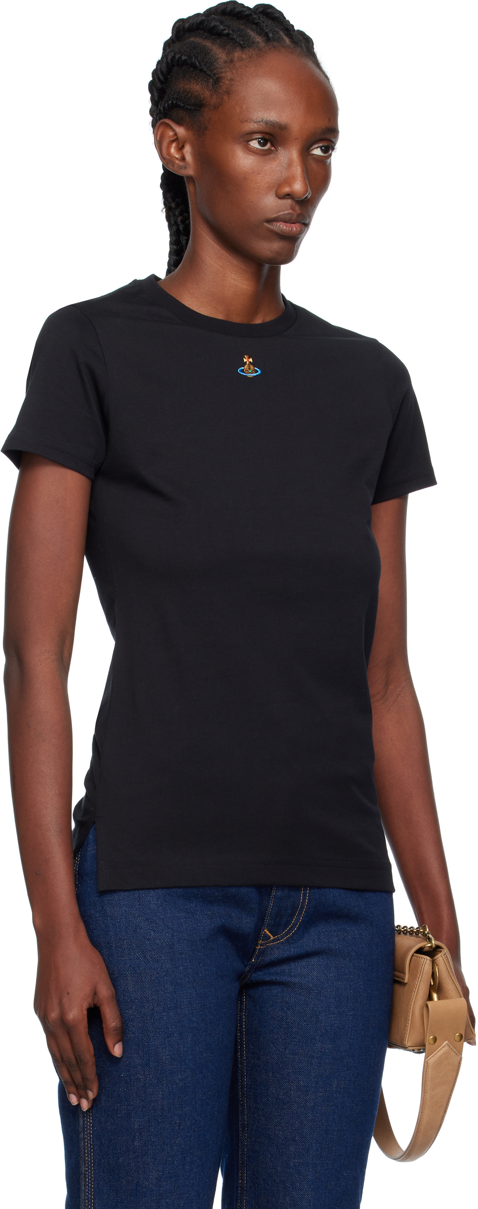 Vivienne Westwood: Black Orb Peru T-shirt | SSENSE