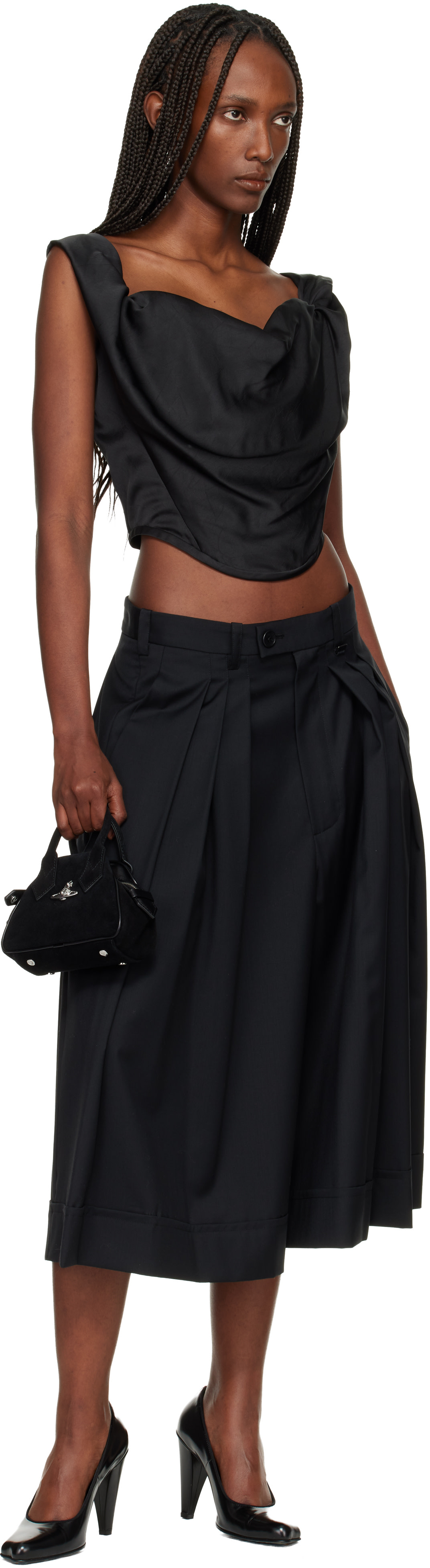 Vivienne Westwood: Black Sunday Corset Top | SSENSE