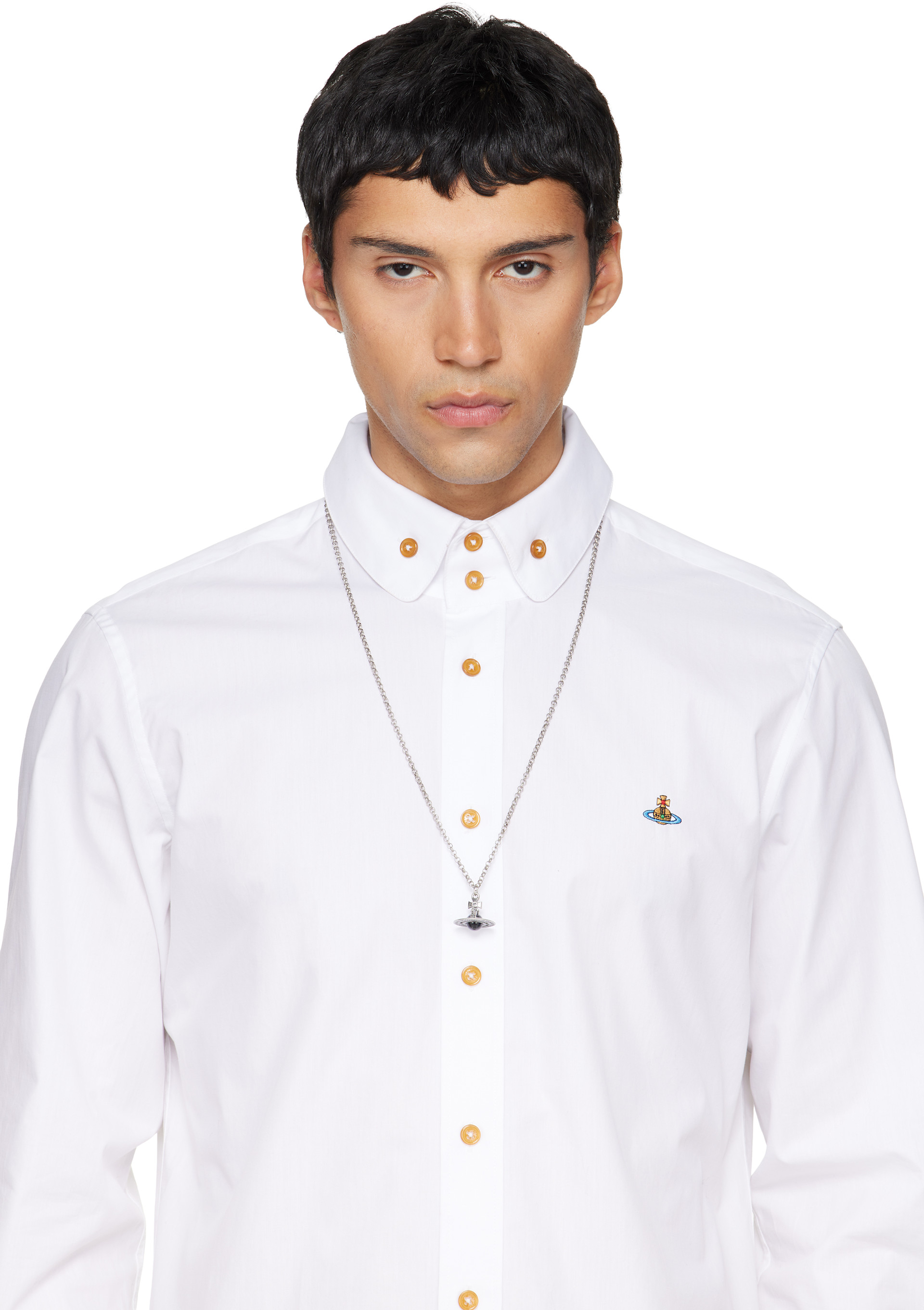 Vivienne Westwood: New Tiny Orb Pendant Necklace | SSENSE