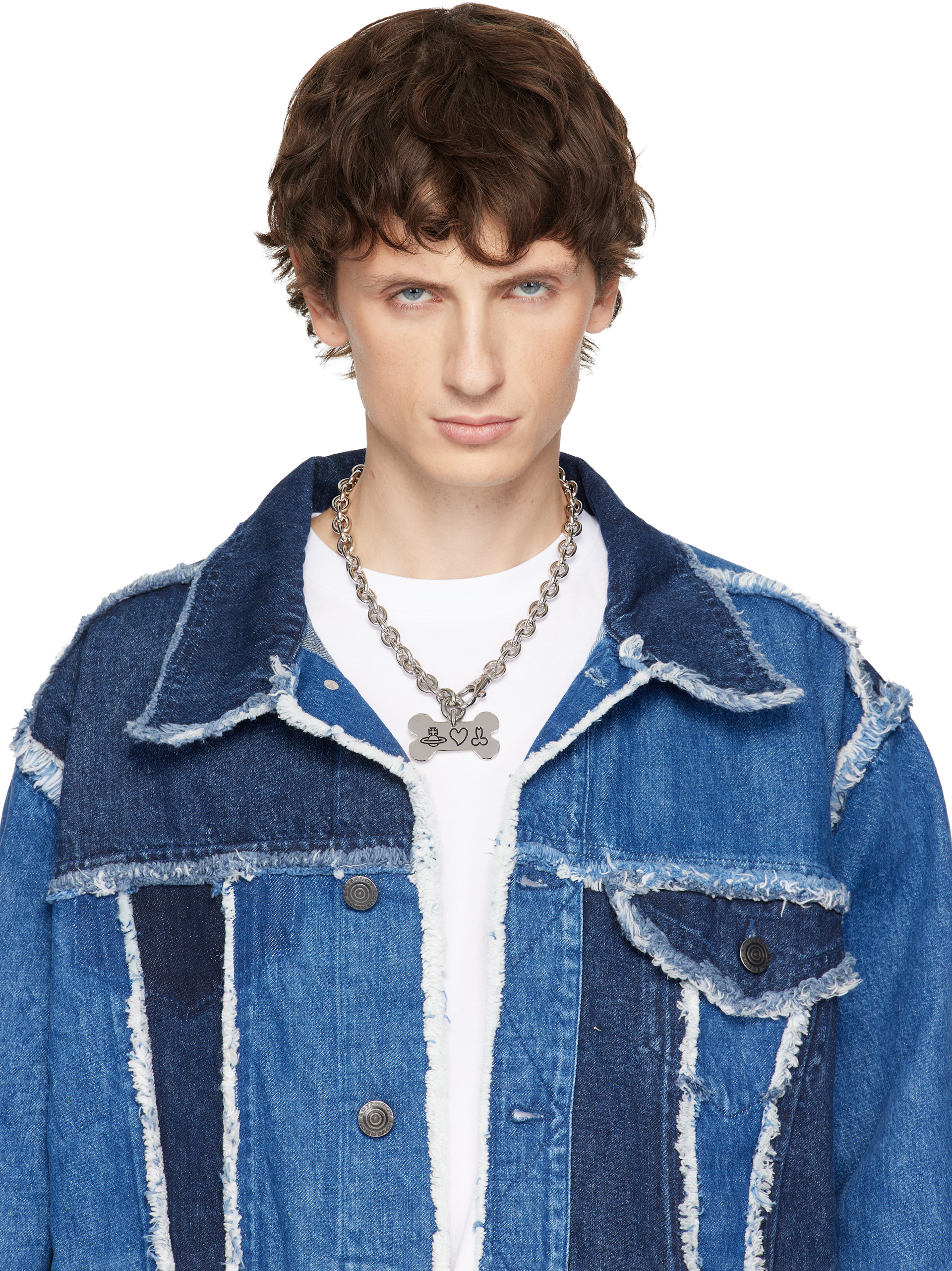 Vivienne Westwood: ドッグタグ ネックレス | SSENSE 日本