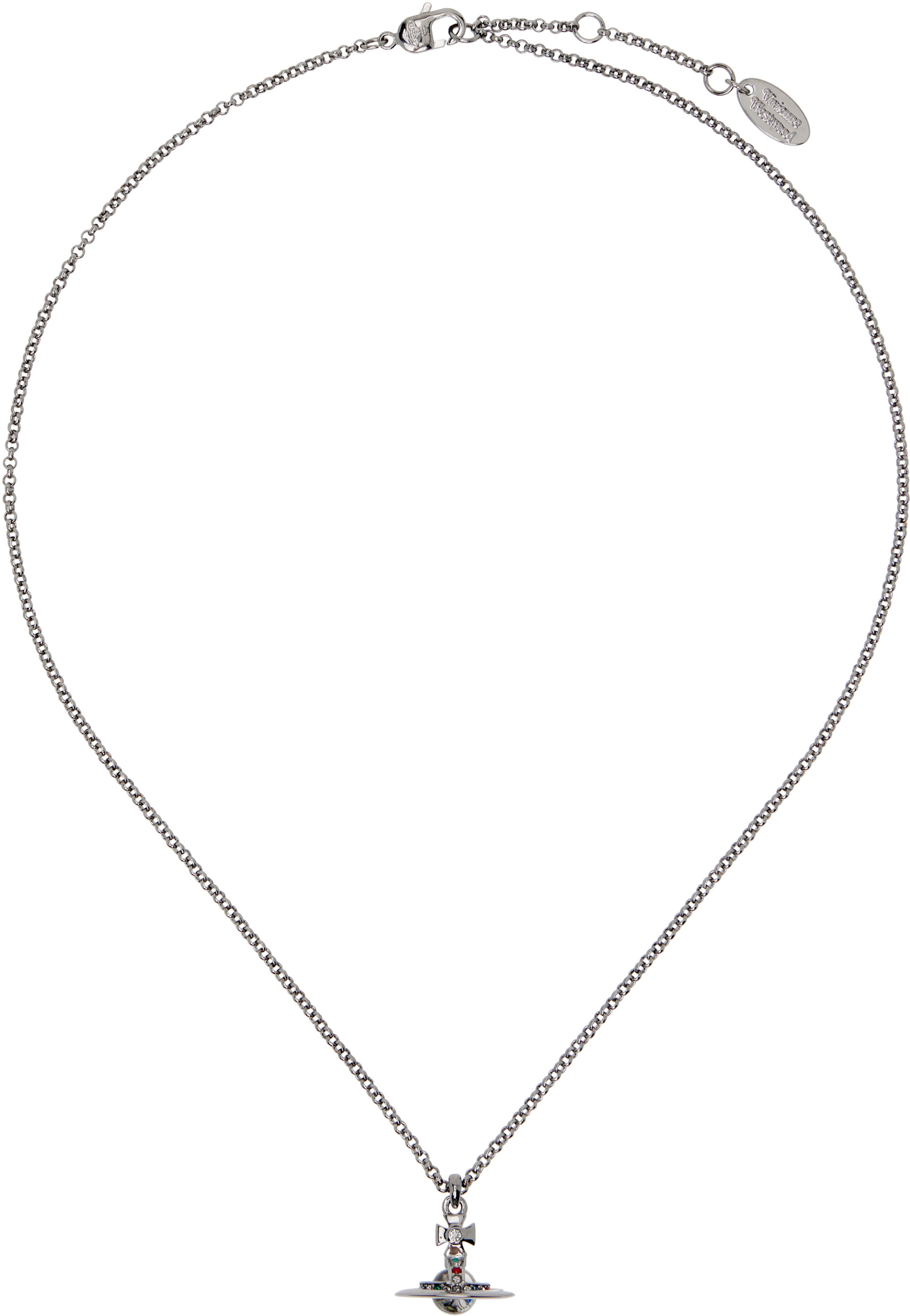 Vivienne Westwood: New Petite Orb Pendant Necklace | SSENSE