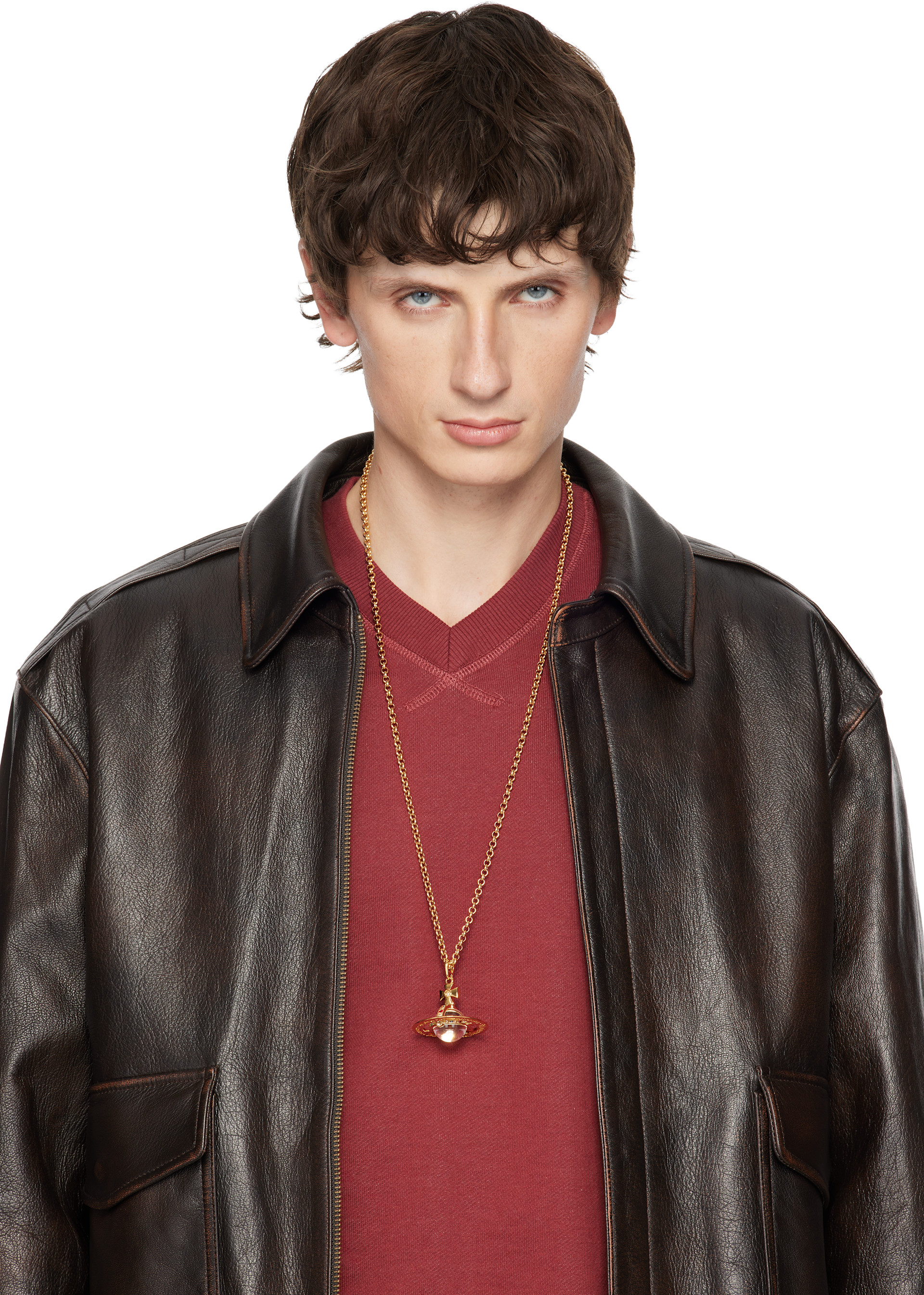 Vivienne Westwood: New Small Orb Pendant Necklace | SSENSE
