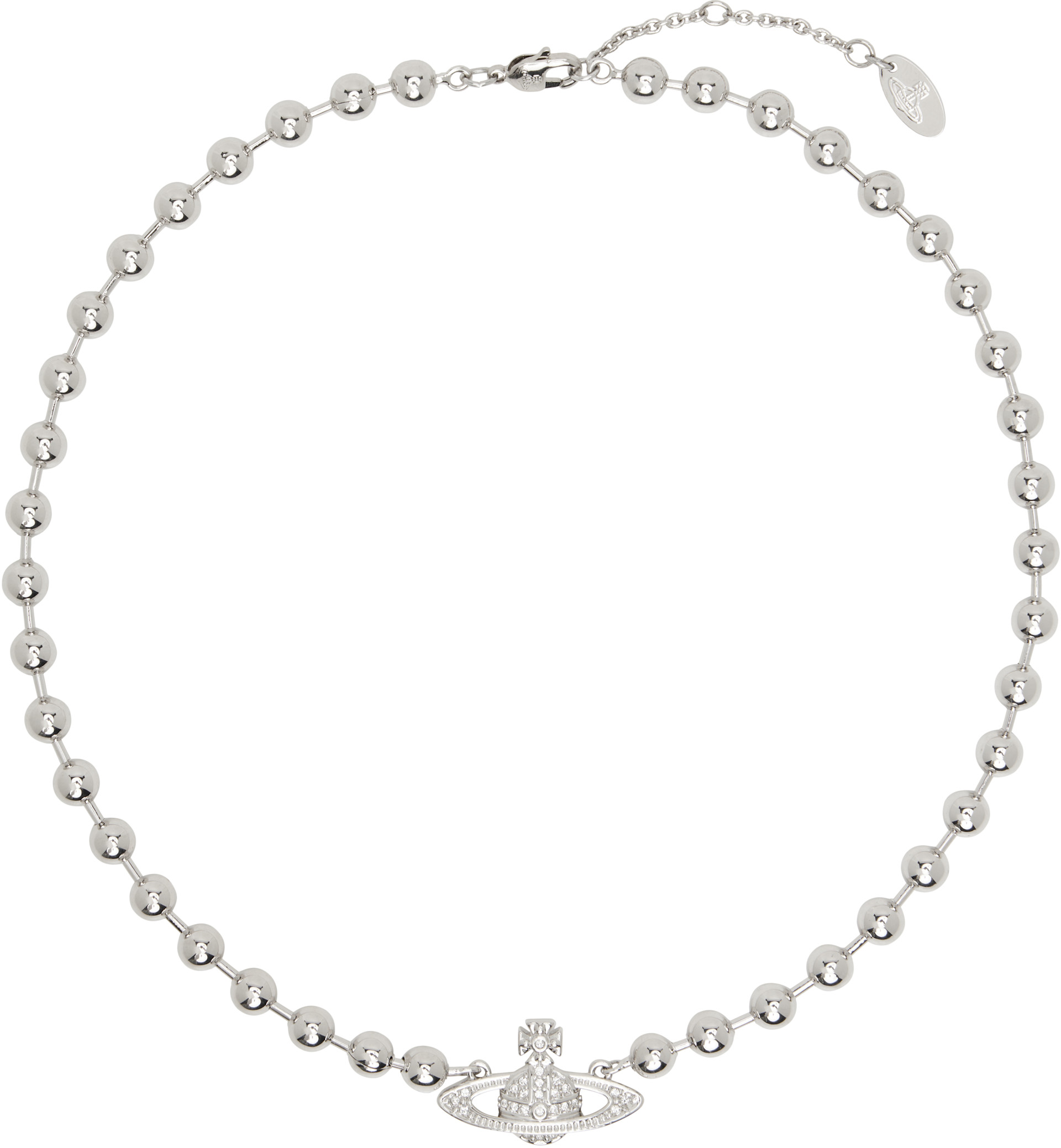 Vivienne Westwood: Thames Mini Bas Relief Choker | SSENSE Vivienne Westwood: Thames Mini Bas Relief Choker | SSENSE
