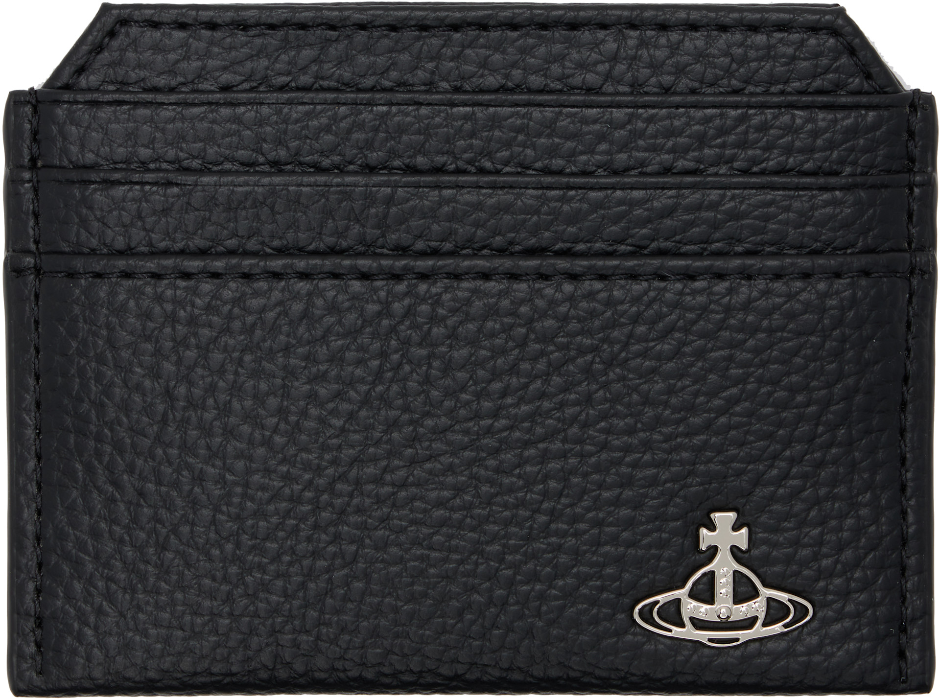 Vivienne Westwood: ブラック Slim カードケース | SSENSE 日本