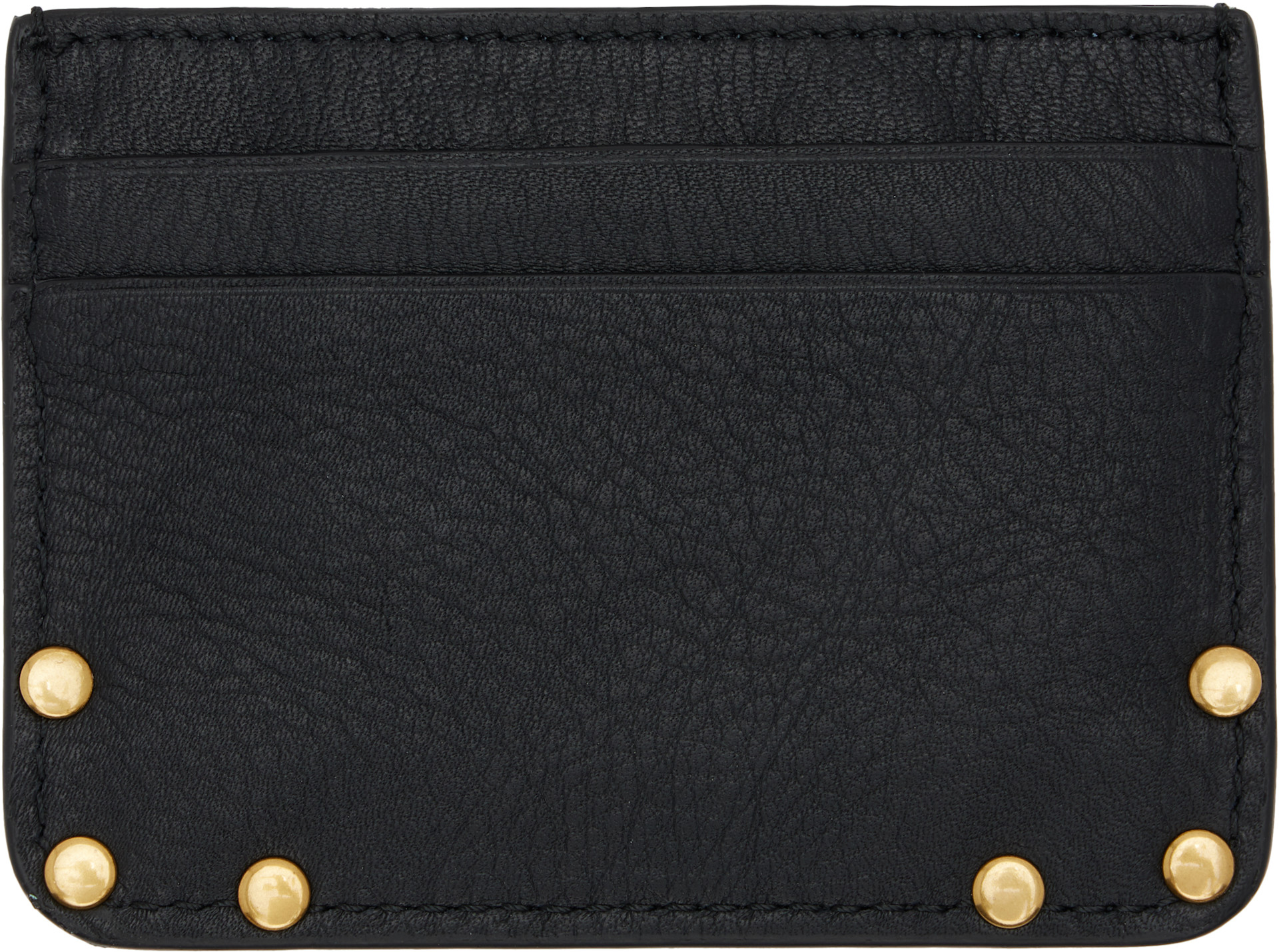 Vivienne Westwood: Black Flat Orb Card Holder | SSENSE