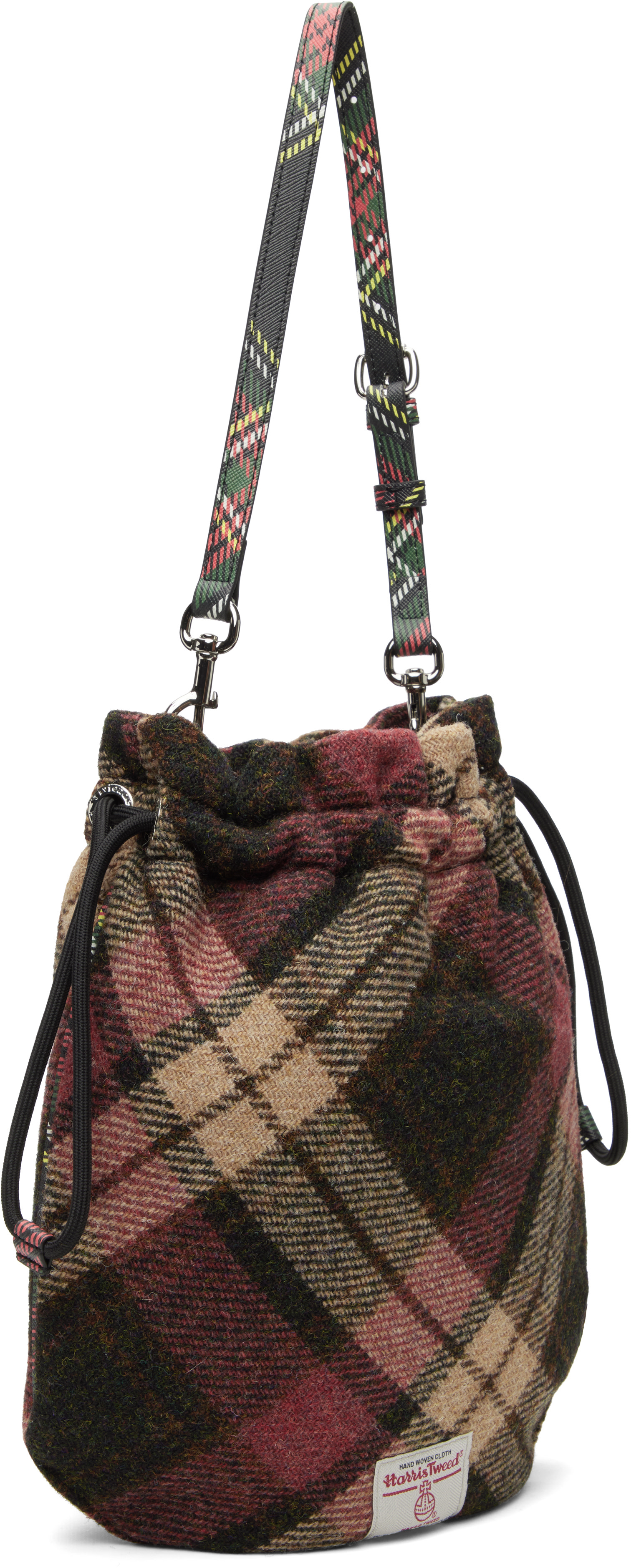 Vivienne Westwood - 레드 & 브라운 드로우스트링 파우치