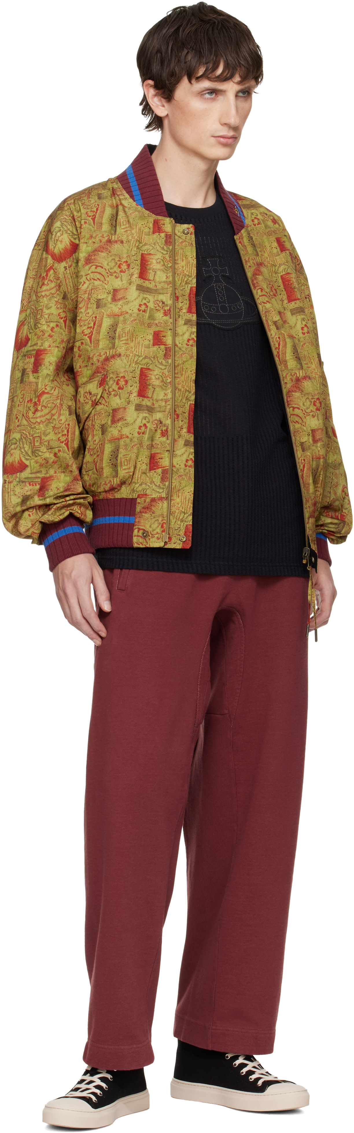 Vivienne Westwood: イエロー Bernardo リバーシブル ボンバー