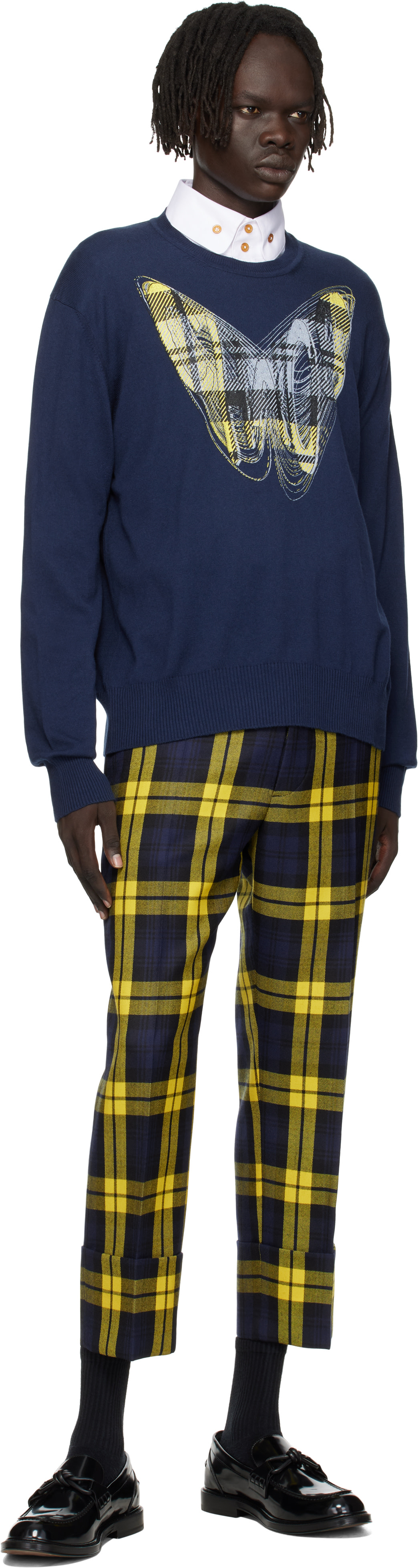 vivienne westwood ニット セーター Vivienne Westwood 90s orb logo gray sweater — JAMES VELORIA