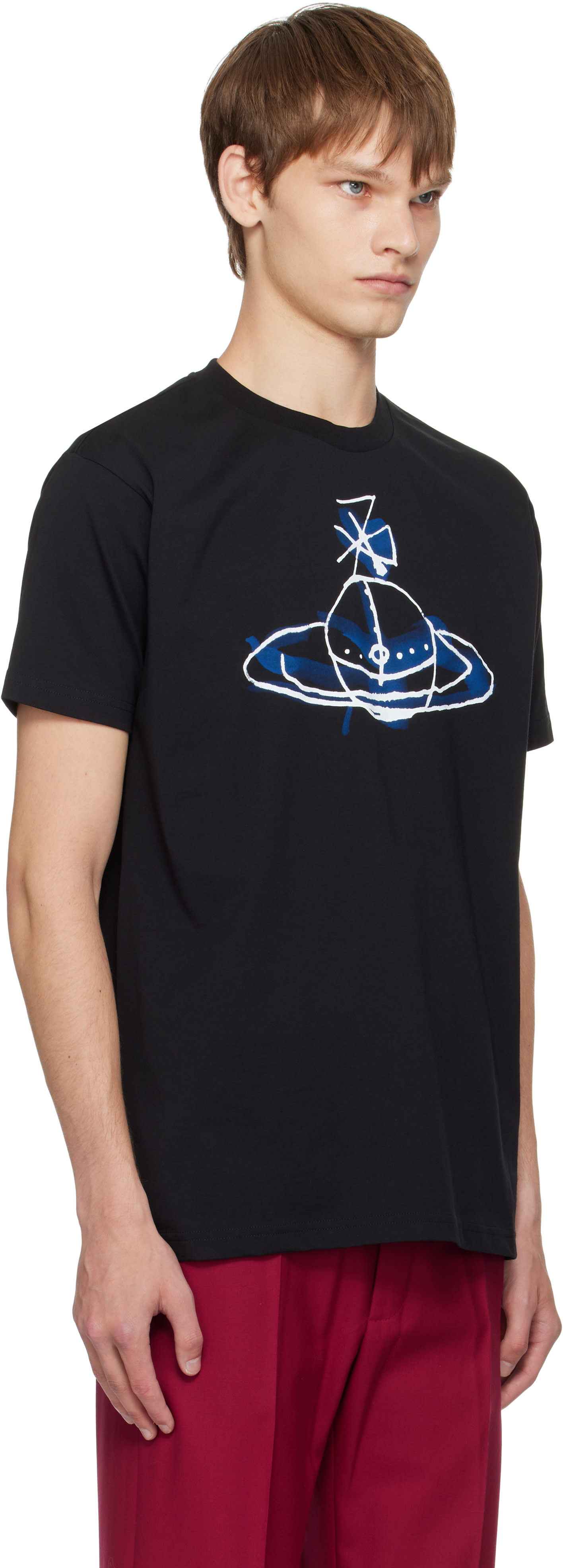 VIVIENNE TAM ブラック ハーフジップ Tシャツ Zodiac Tシャツ｜VIVIENNE TAM（ヴィヴィアンタム）公式オンラインストア