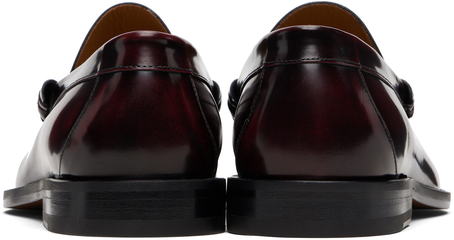 Vivienne Westwood: Burgundy Tuesday Coin Loafers | SSENSE