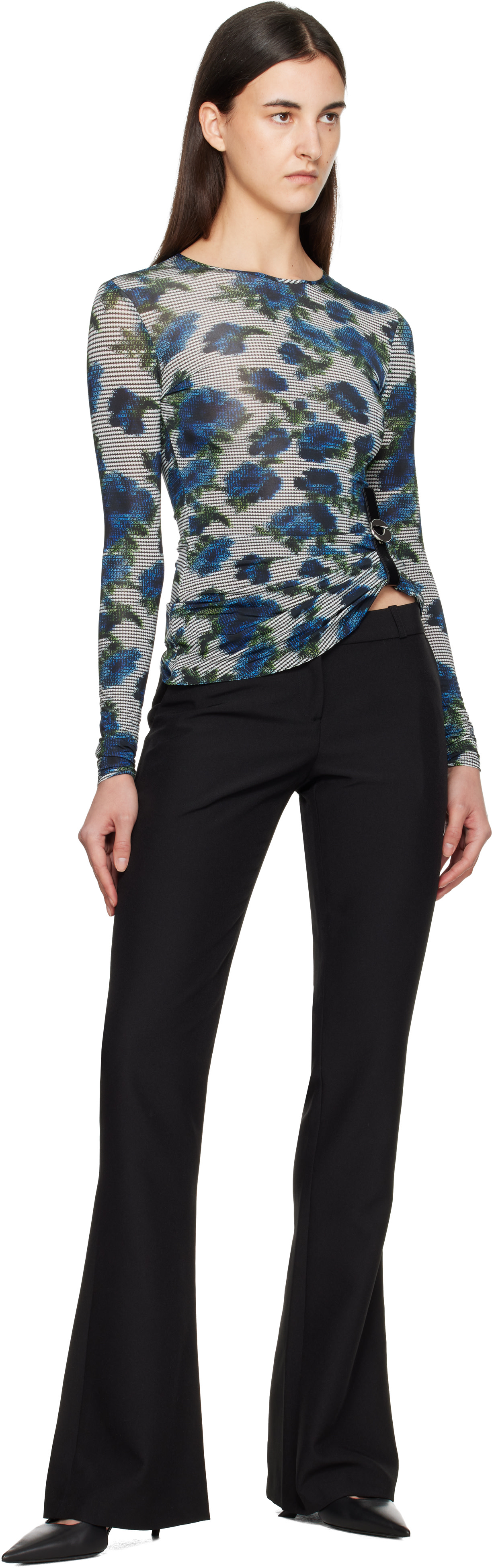 Coperni: Black Low Waisted Trousers | SSENSE