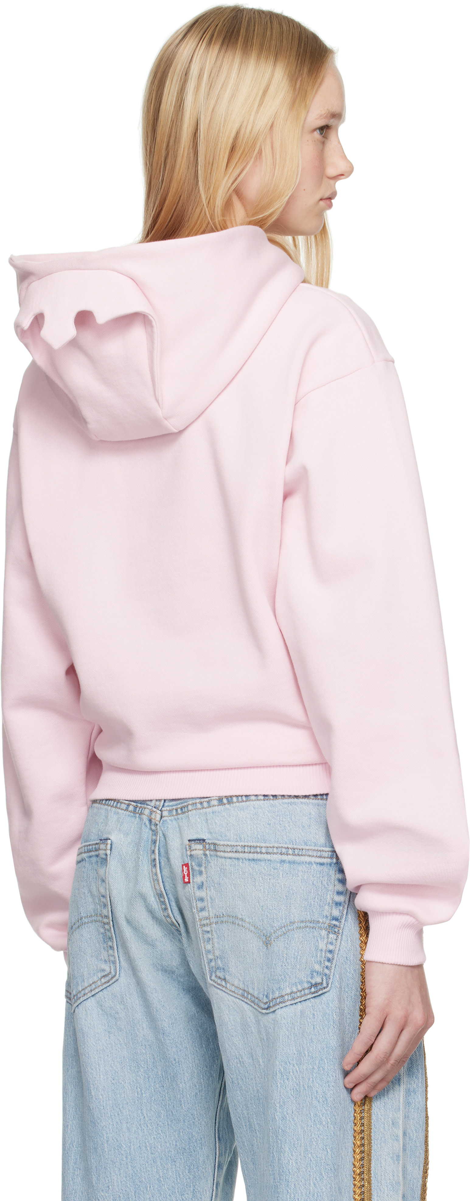 Coperni: Pink Disney Crown Hoodie | SSENSE Canada