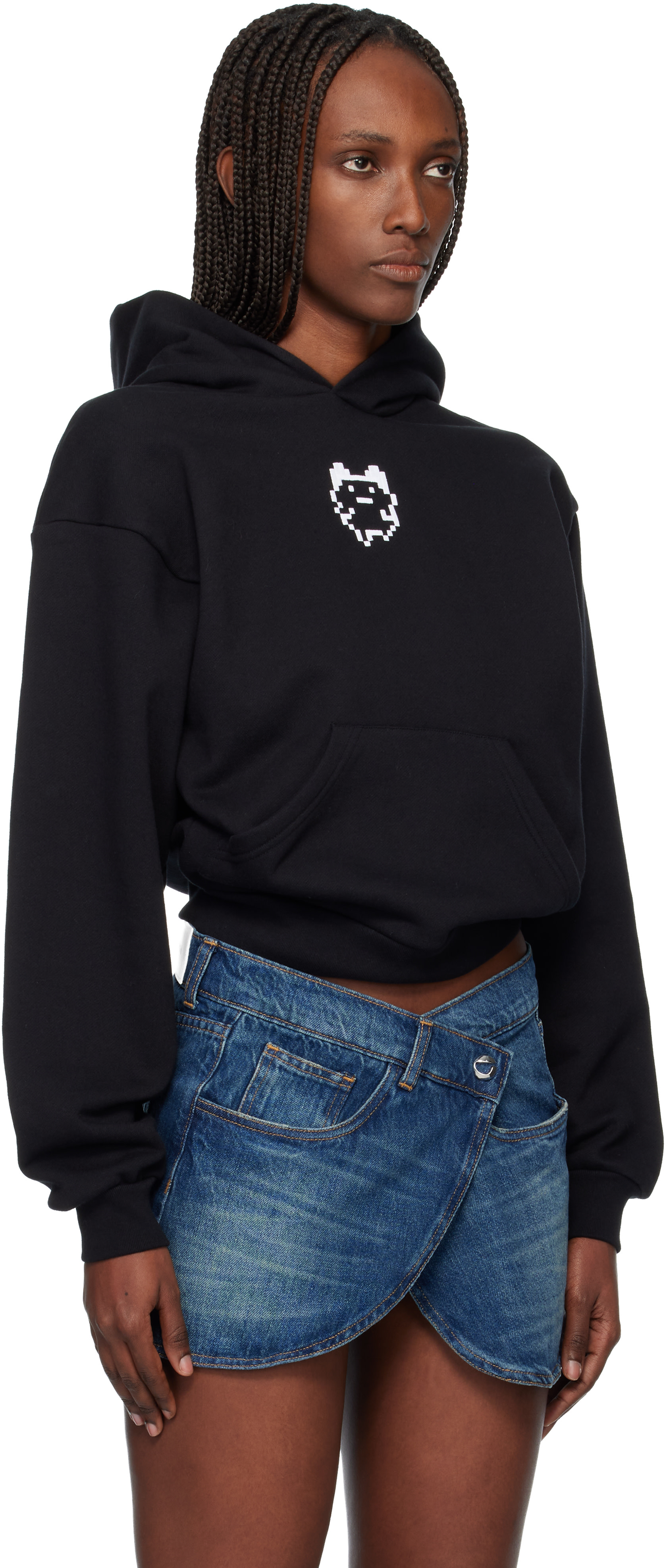 Coperni - Pull à capuche noir - Tamagotchi