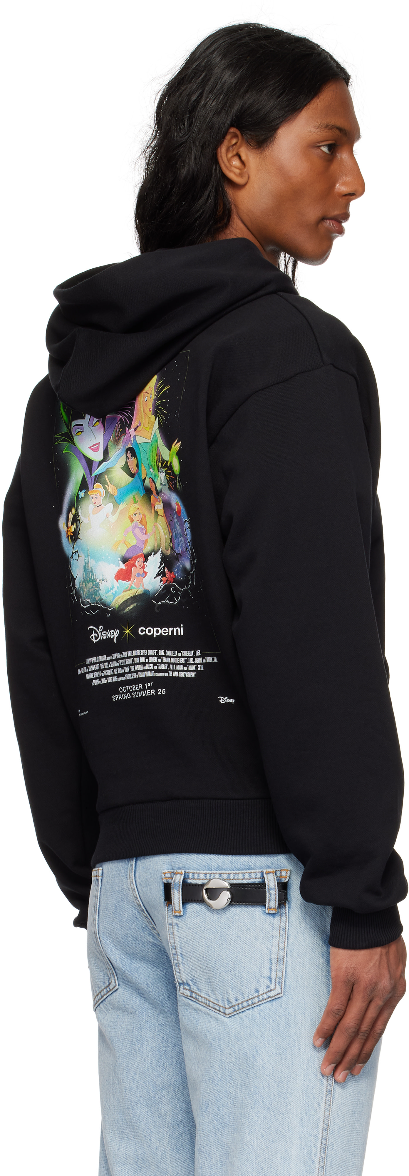 Coperni - Pull à capuche Collector noir - Disney