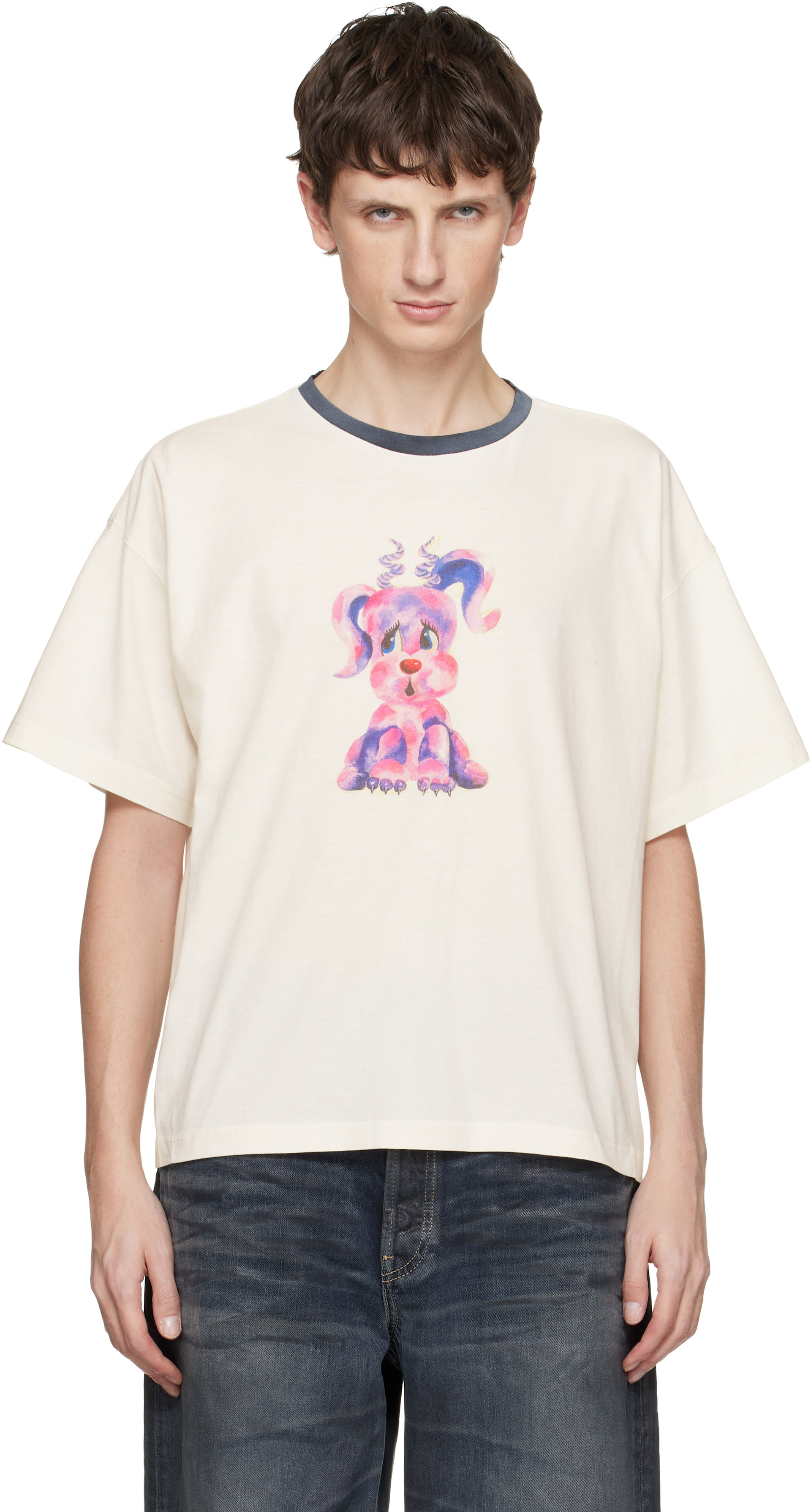 We11done - オフホワイト Monster Tシャツ