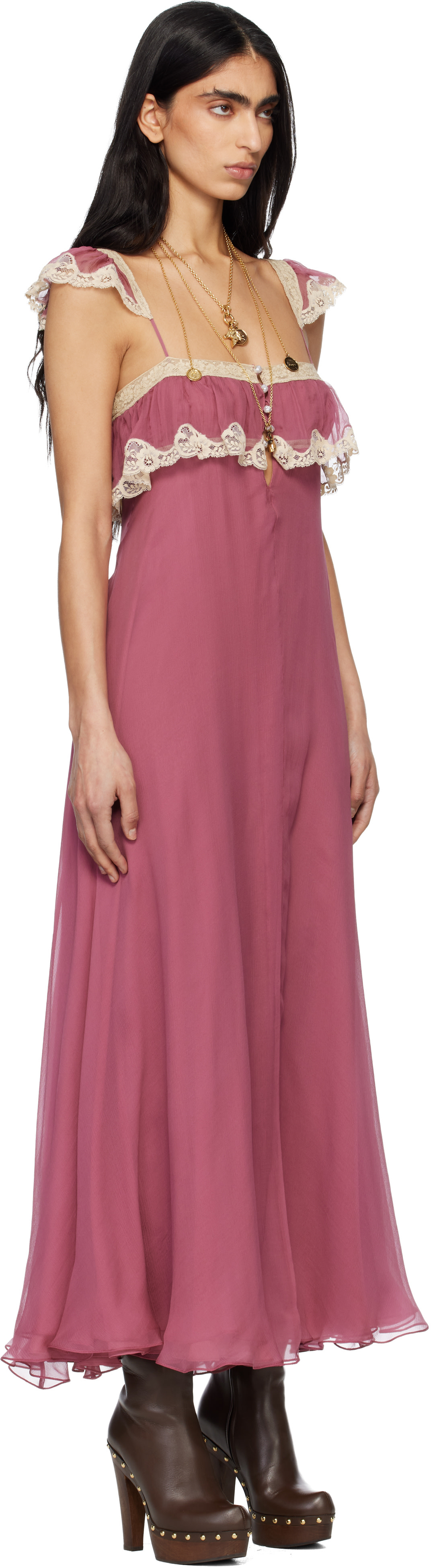 pink flowy dress long Pink Bubble Gown A-line Prom Dresses, Flowy Prom Dresses, Newest Prom –  Berryera
