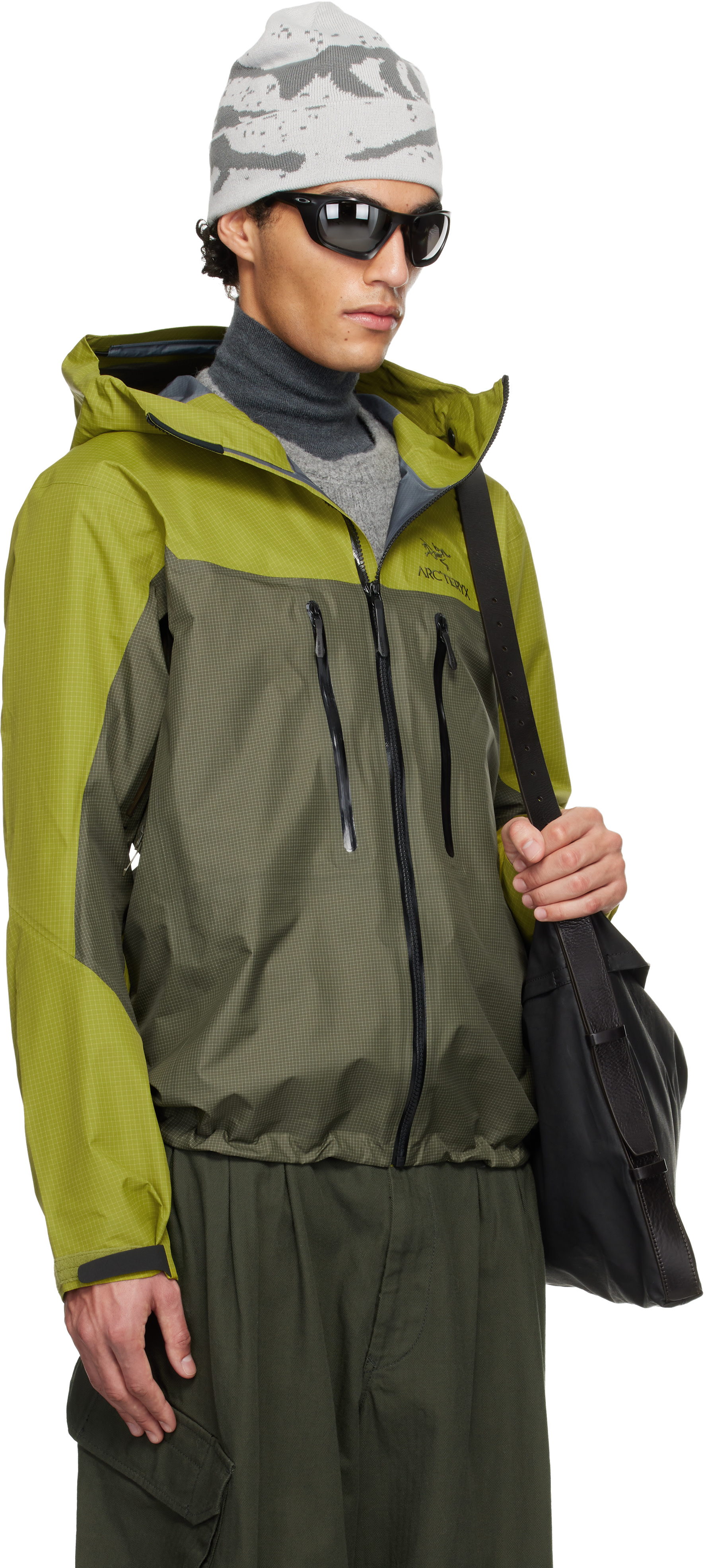 Arc'teryx: Khaki Alpha Jacket | SSENSE