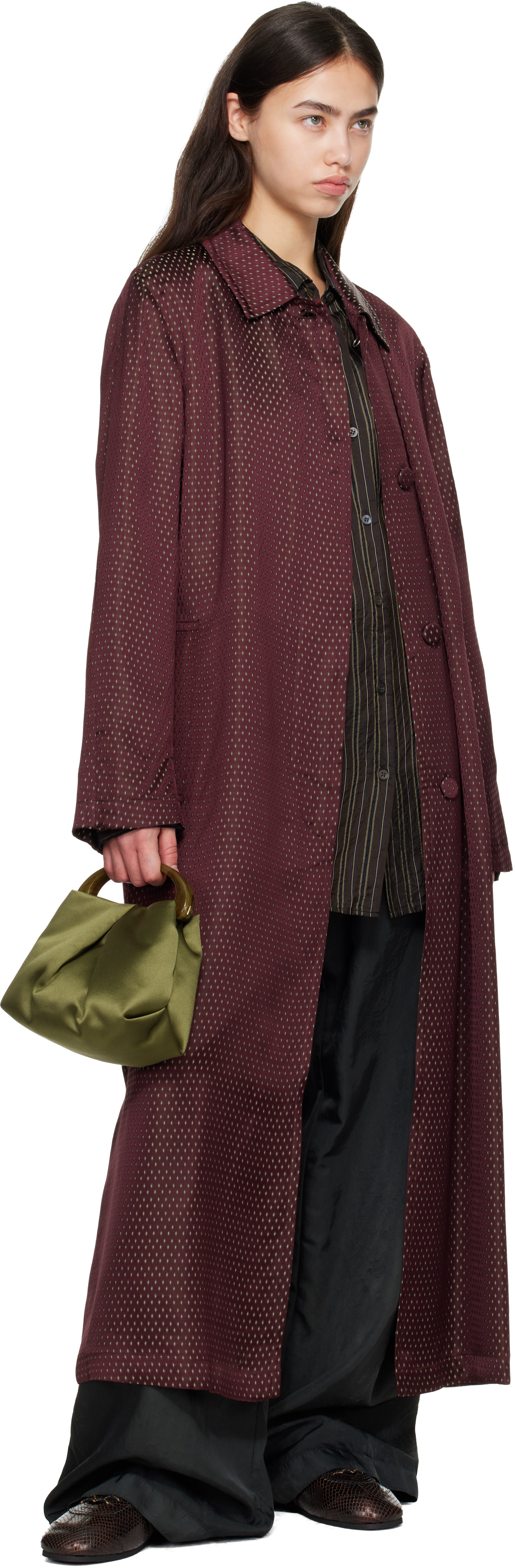 Dries Van Noten: Brown Leather Sneakers | SSENSE