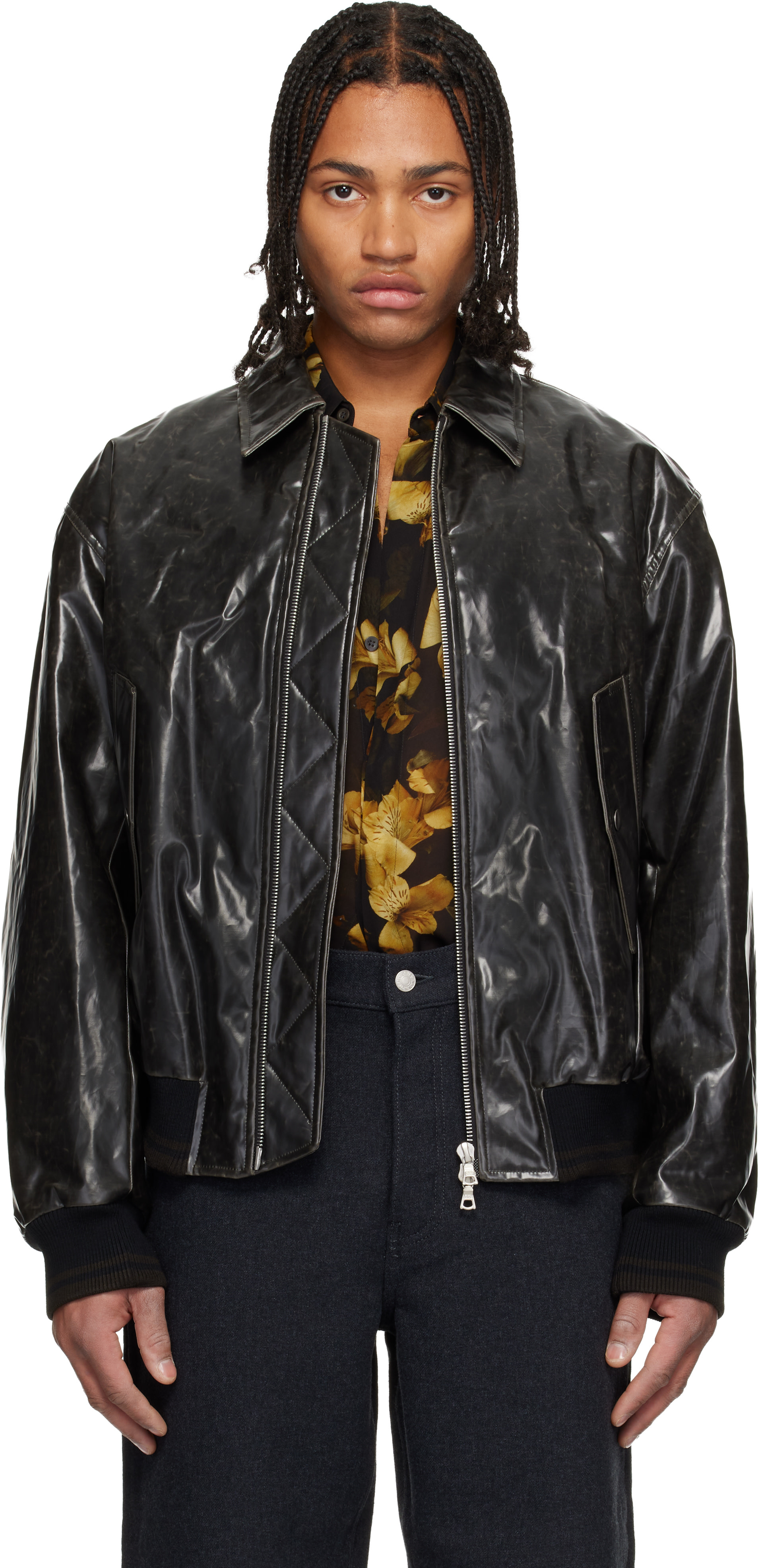 DRIES VAN NOTEN ボンバージャケット M ブラック 連載「憧れの逸品」No.277 秋冬はドリス ヴァン ノッテンのボンバー