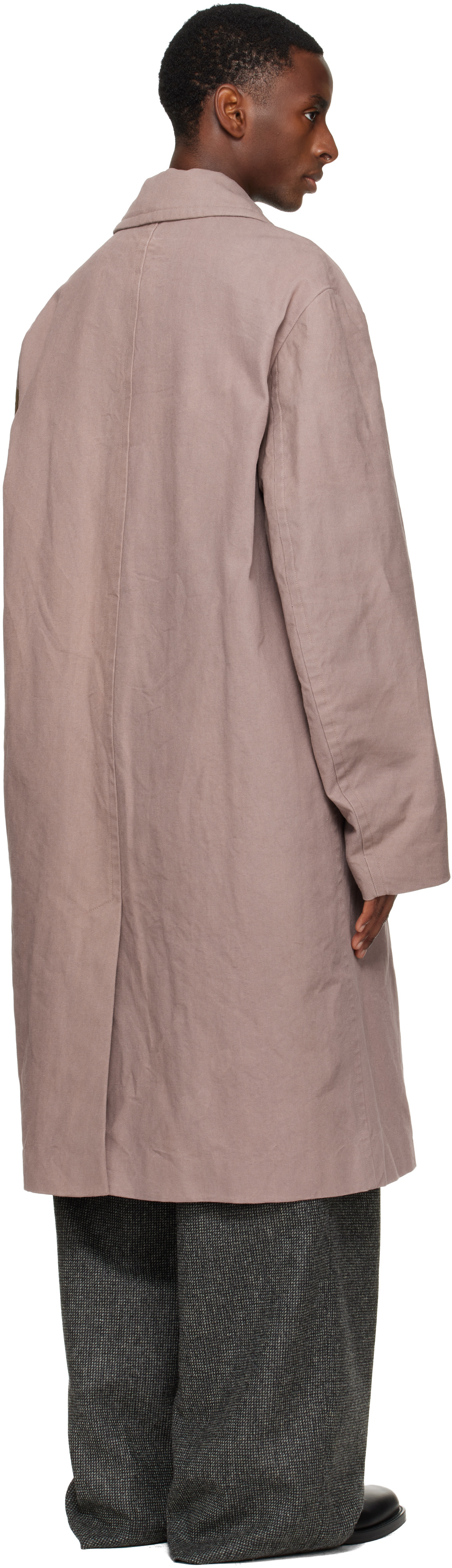 DRIES VAN NOTEN セカンドスキン　ピンク Dries Van Noten: Pink Wool & Cashmere Cardigan | SSENSE
