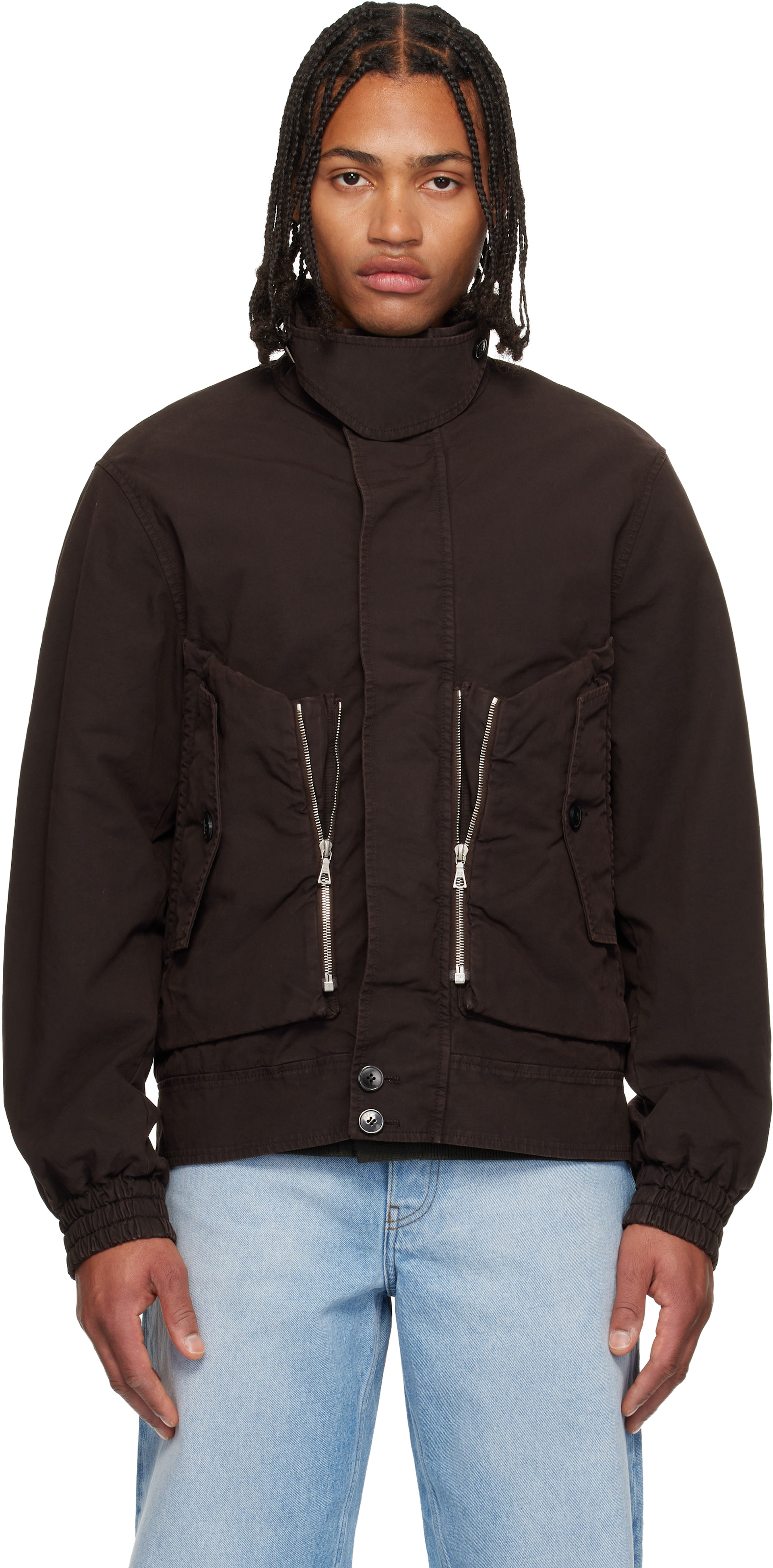 DRIES VAN NOTEN 22AW ボンバージャケット Dries Van Noten Back Zip Bomber Jacket – Justin Reed