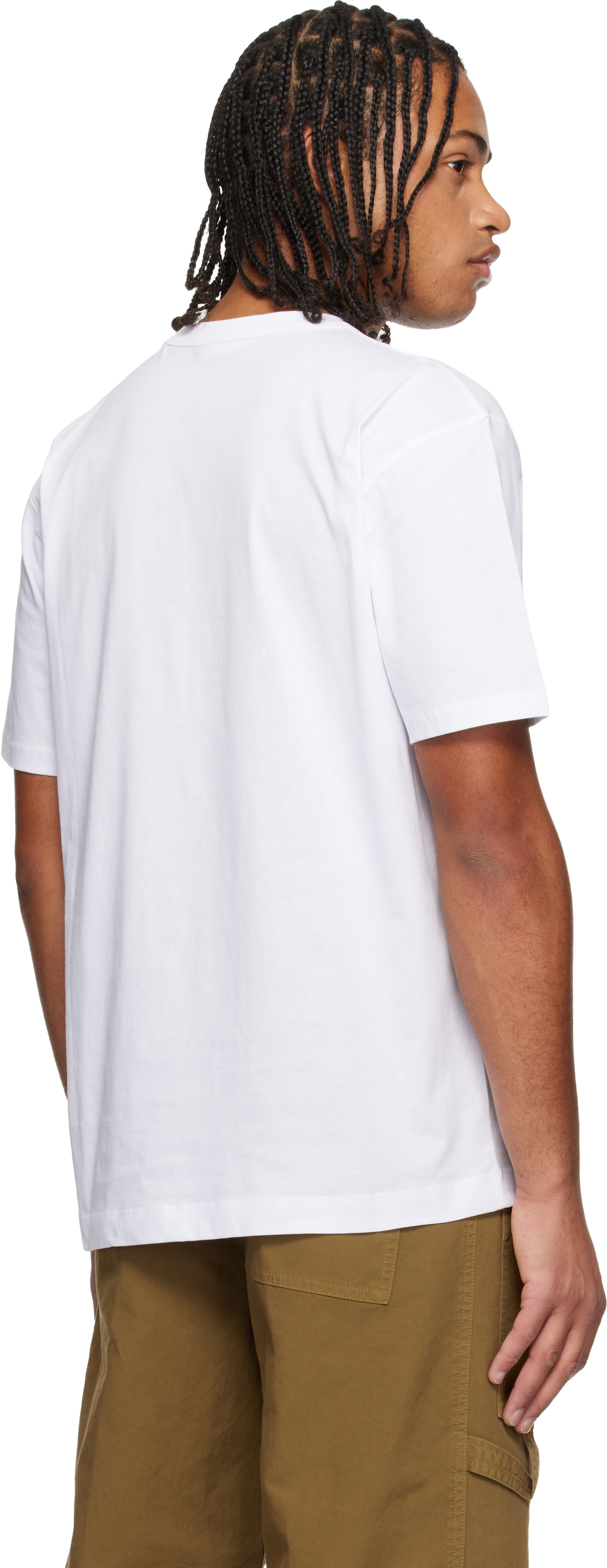 Dries Van Noten: White Printed T-shirt | SSENSE