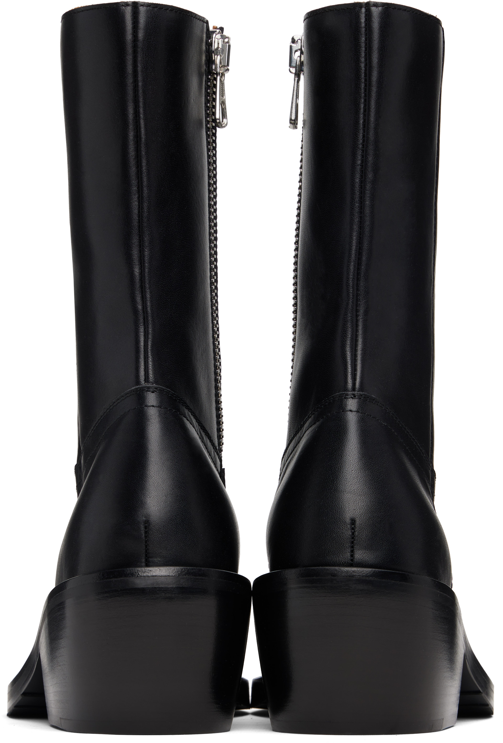 Dries Van Noten - Black Zip Boots