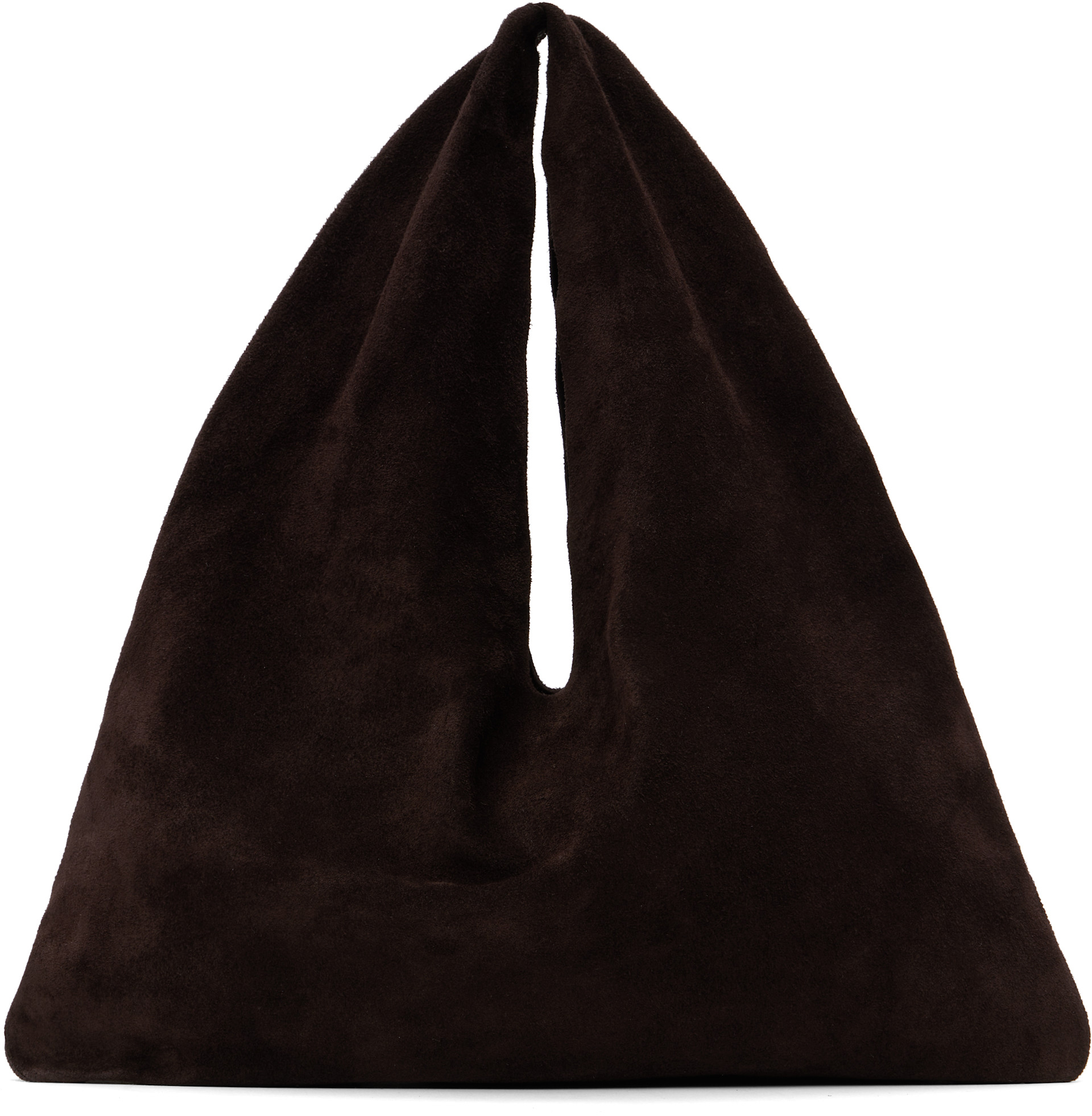 The Row - Petit cabas Bindle brun