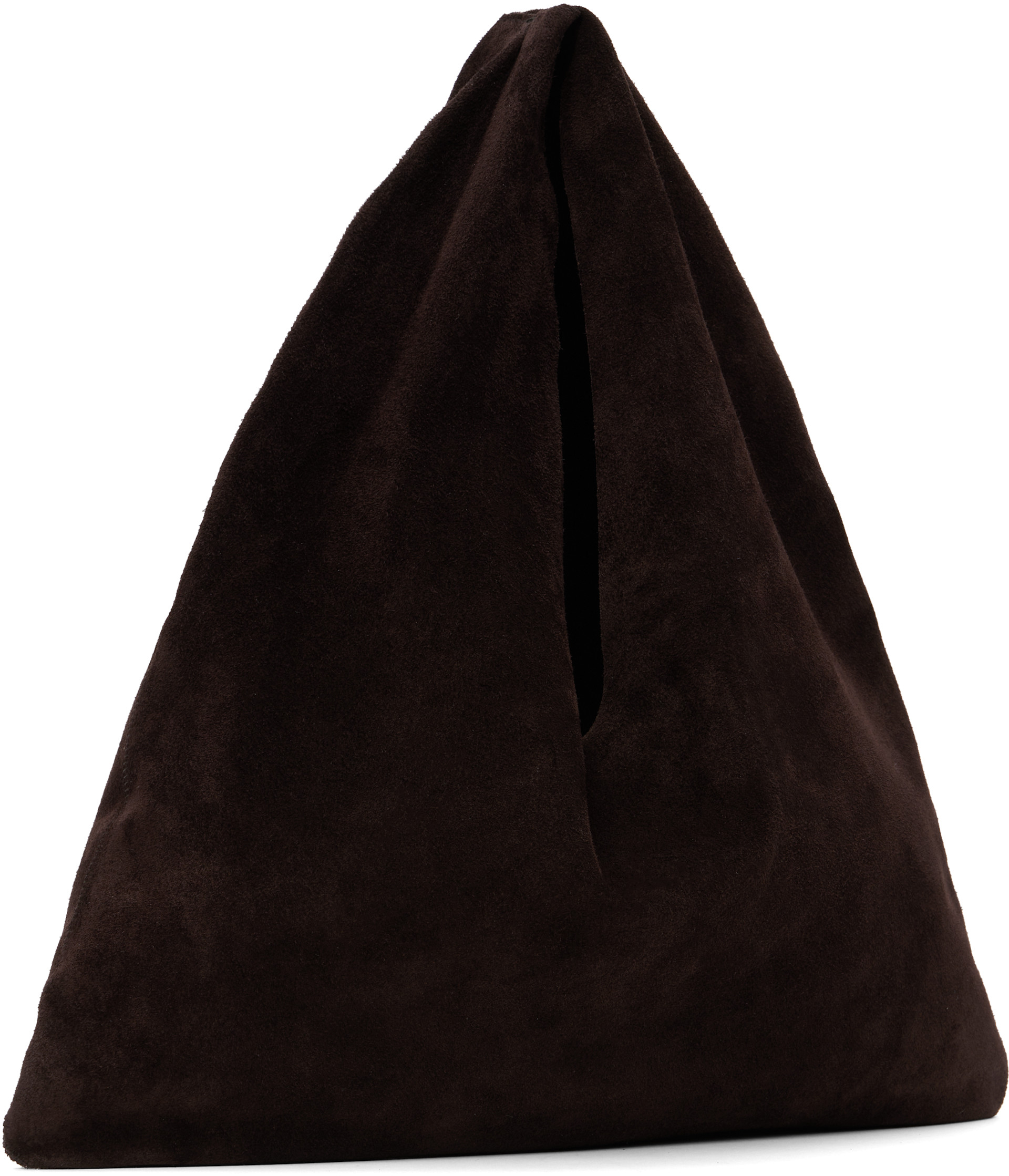 The Row - Petit cabas Bindle brun
