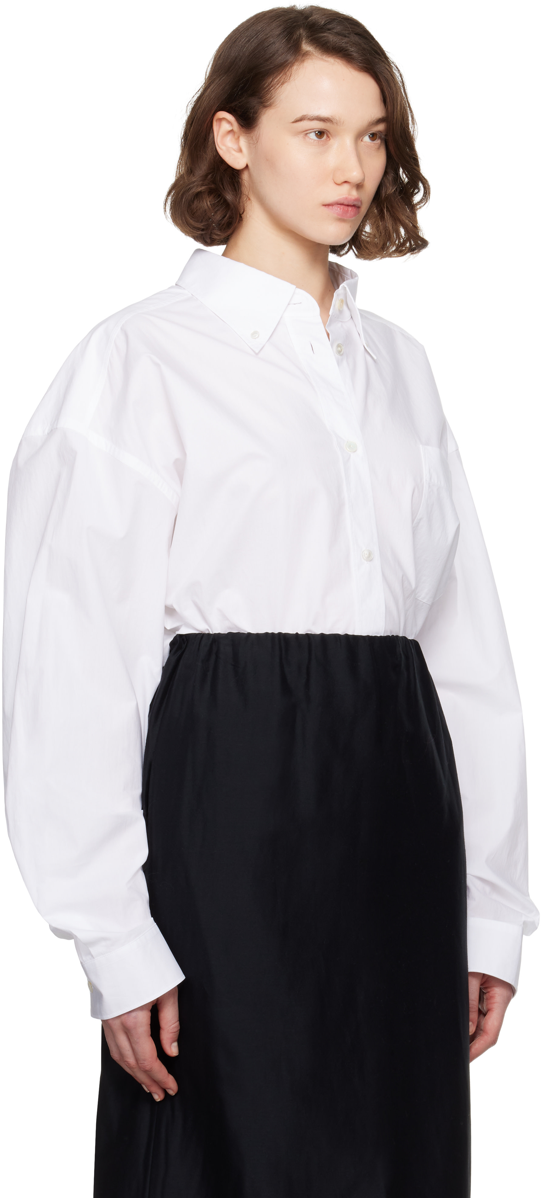 The Row: White Victoria Shirt | SSENSE
