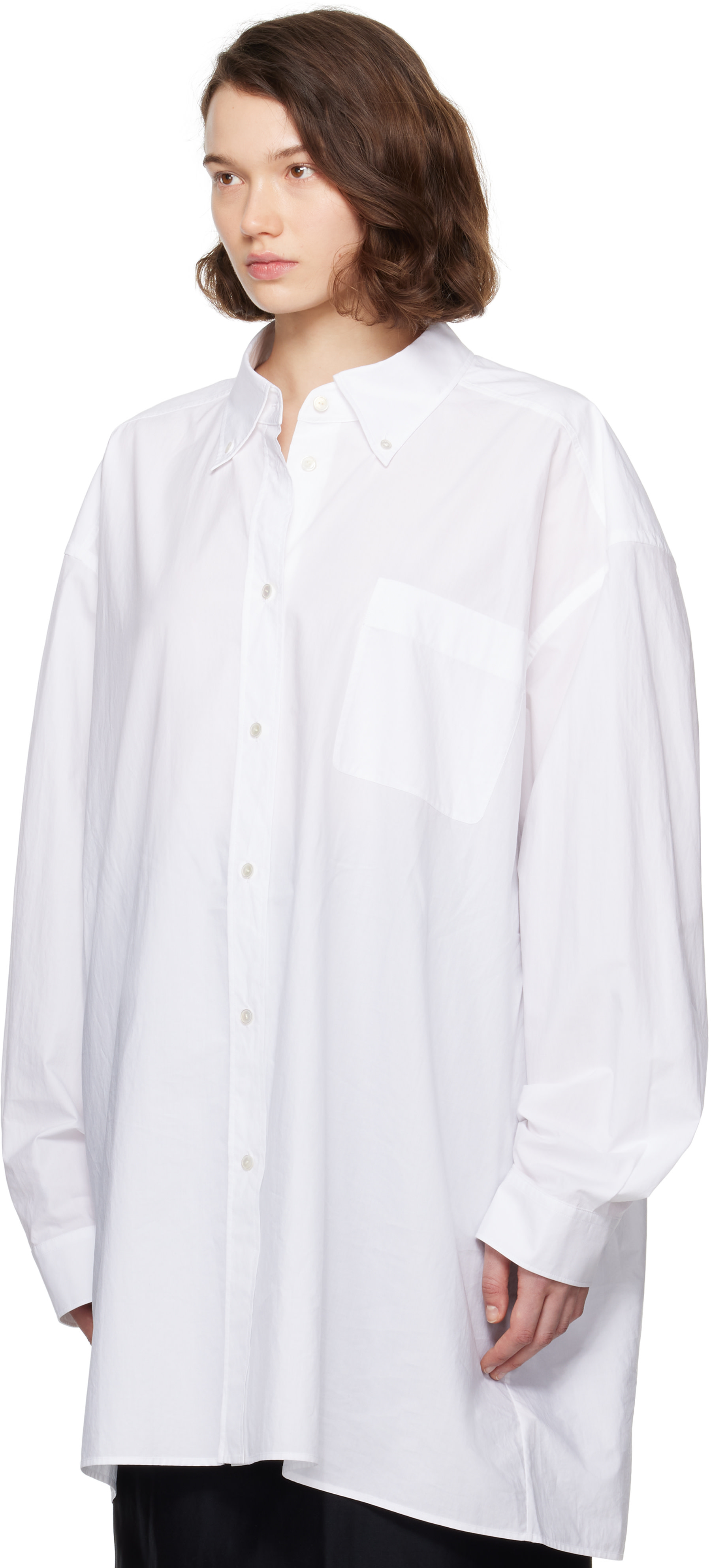 The Row - Chemise Victoria blanche