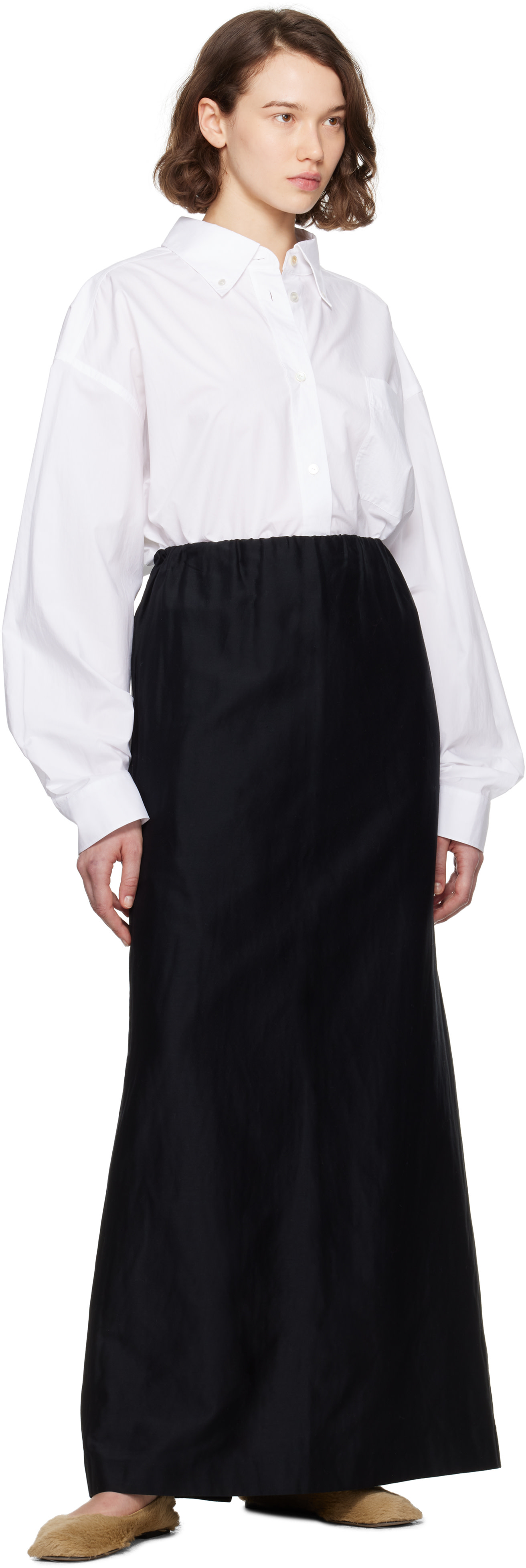The Row - Chemise Victoria blanche