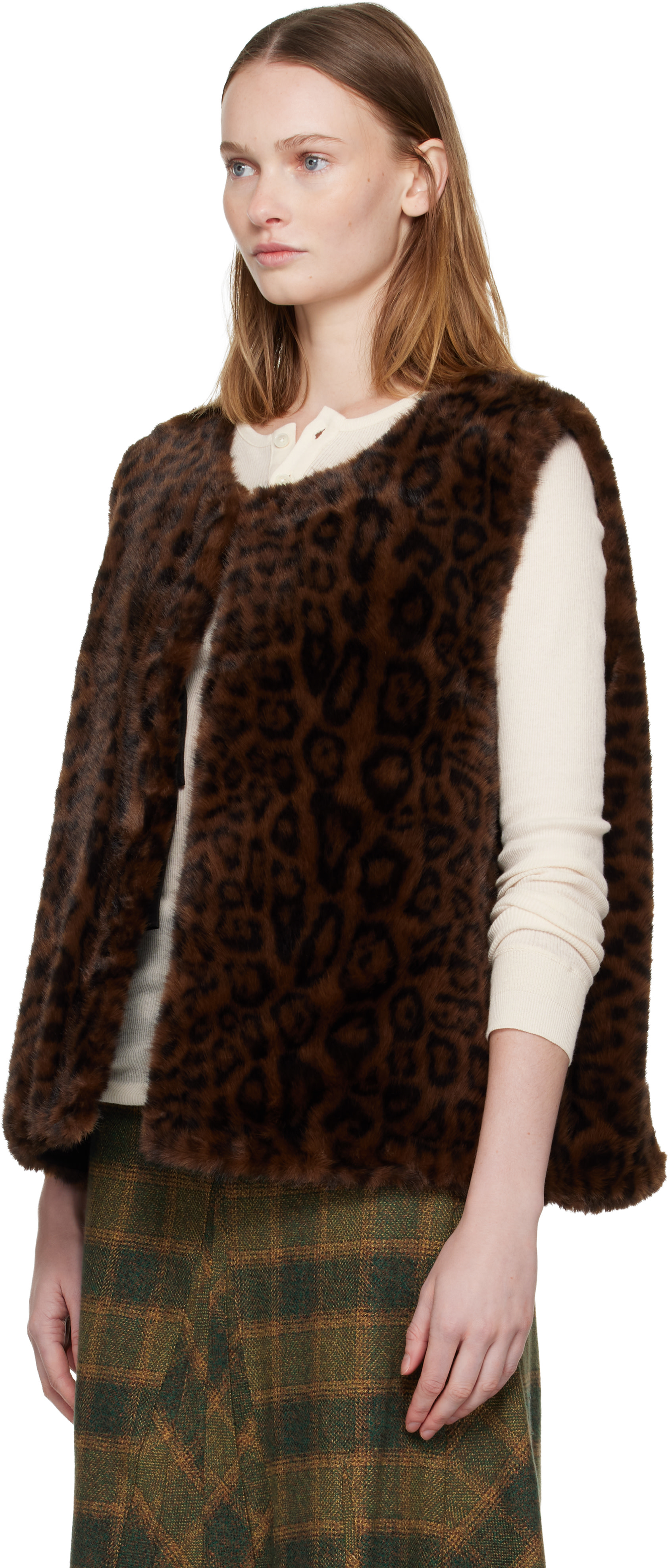 Andersson Bell: Black Collarless Pocket Vest | SSENSE