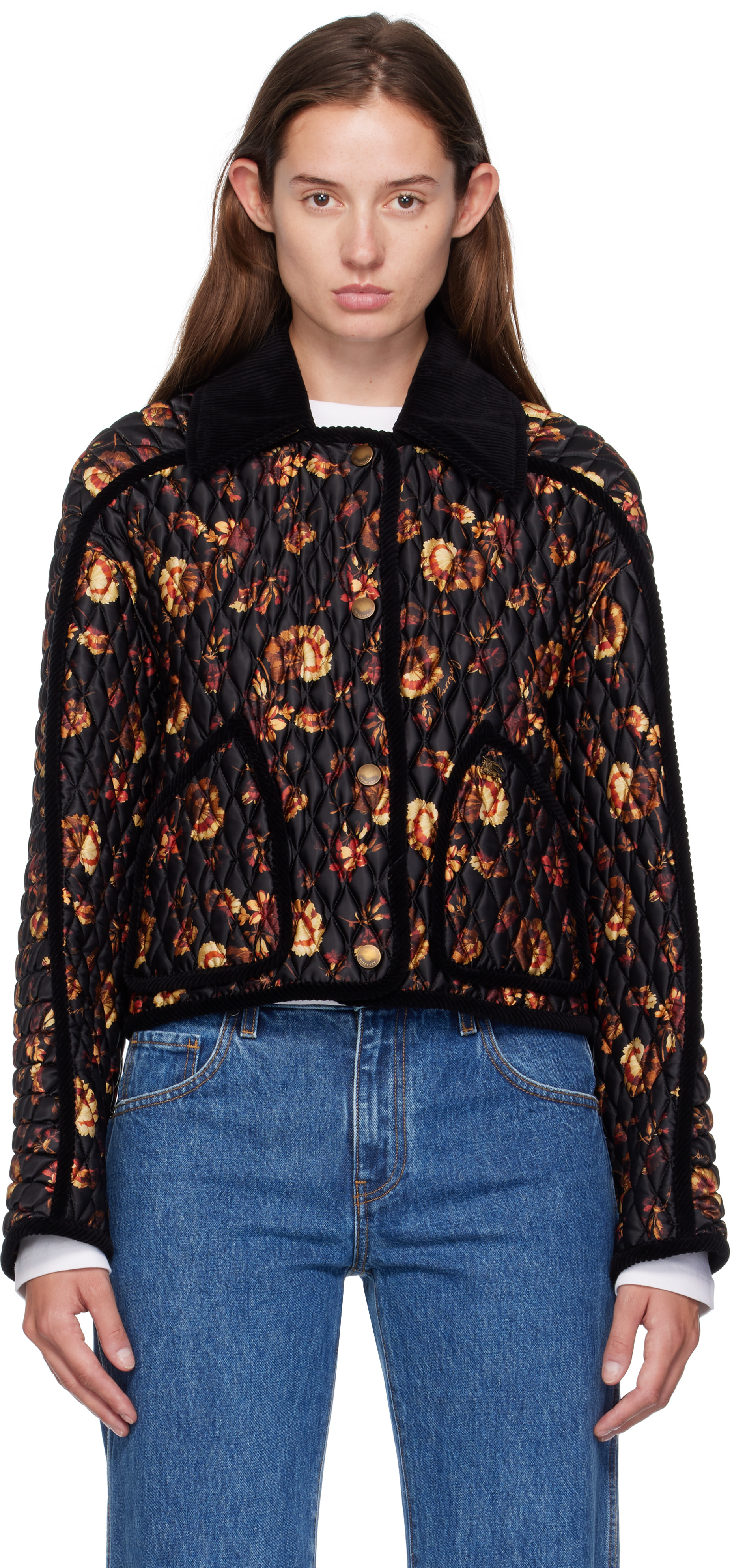 Burberry - Blouson Floriston noir