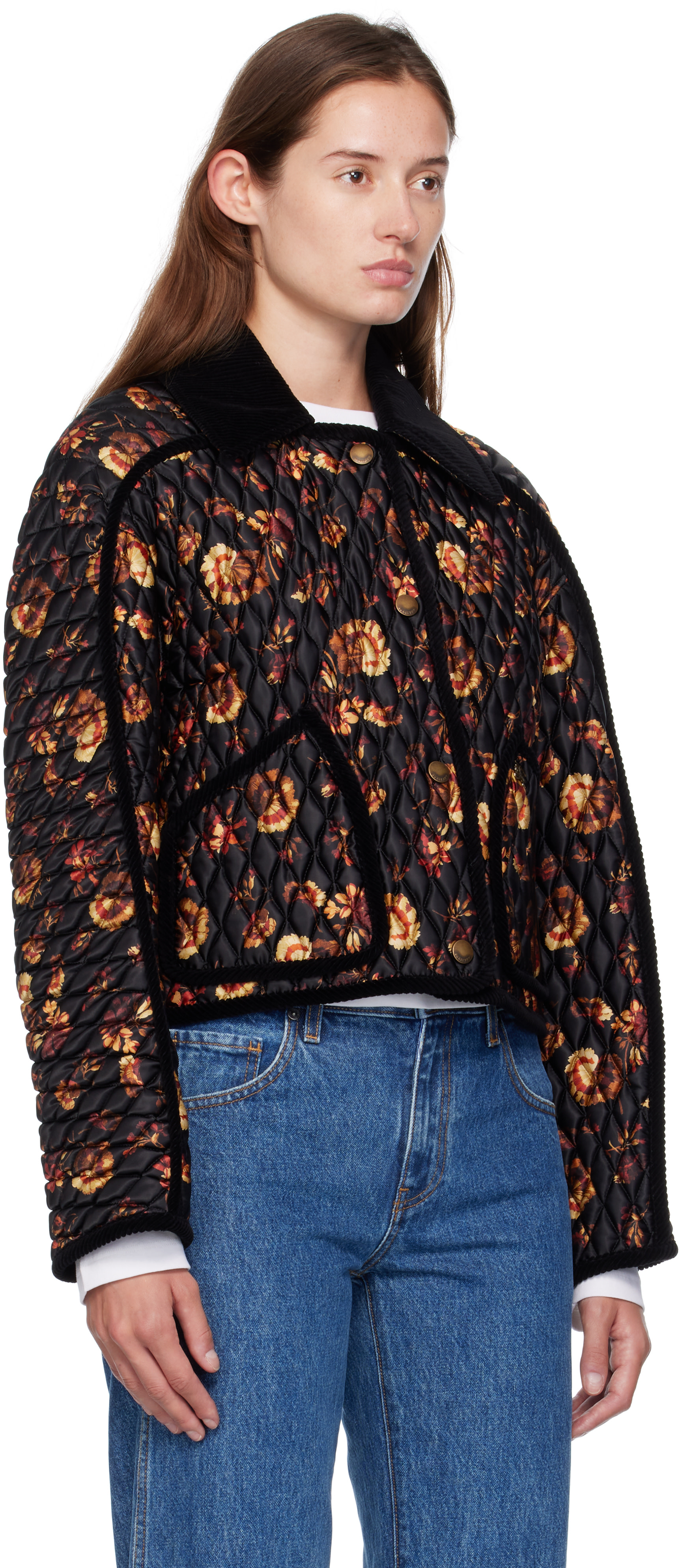 Burberry - Blouson Floriston noir