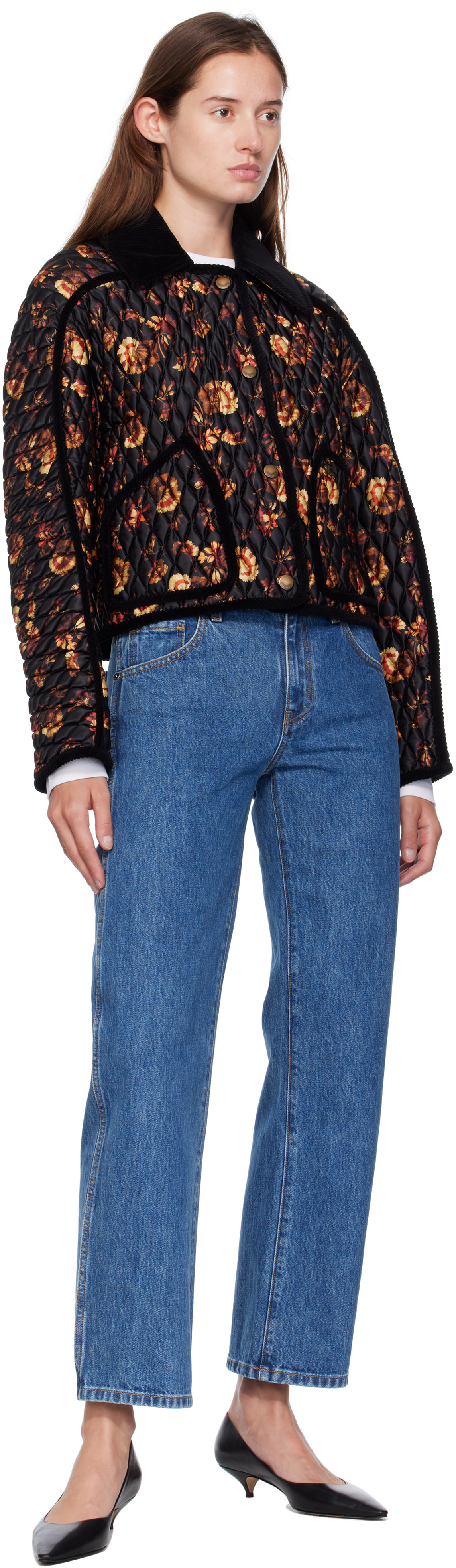 Burberry - Blouson Floriston noir