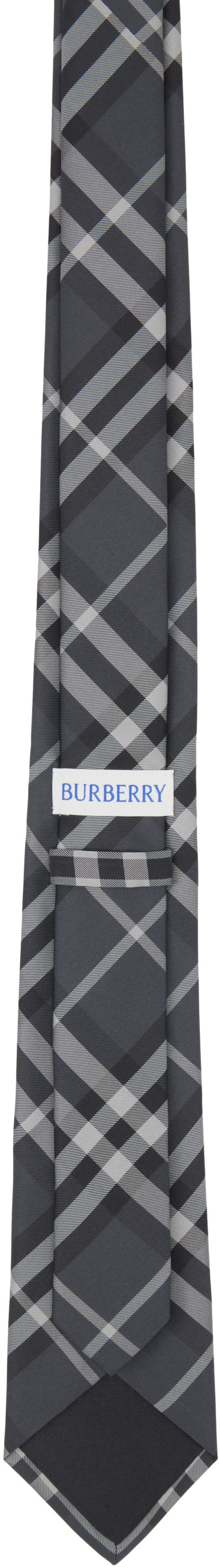 Burberry - 그레이 맨스턴 넥타이