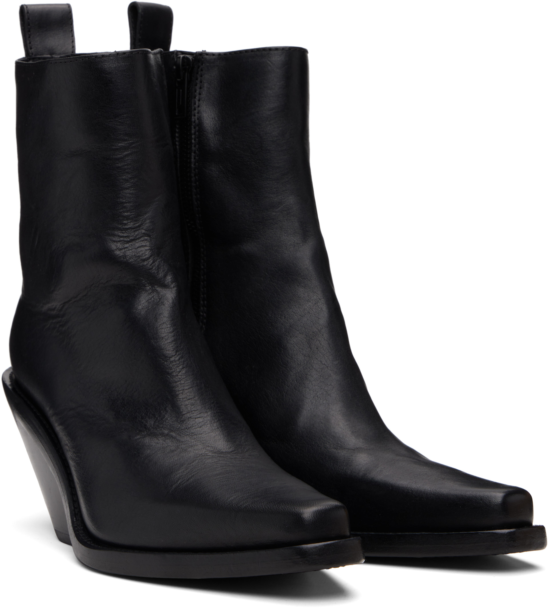 Ann Demeulemeester - Bottines Larisa noires